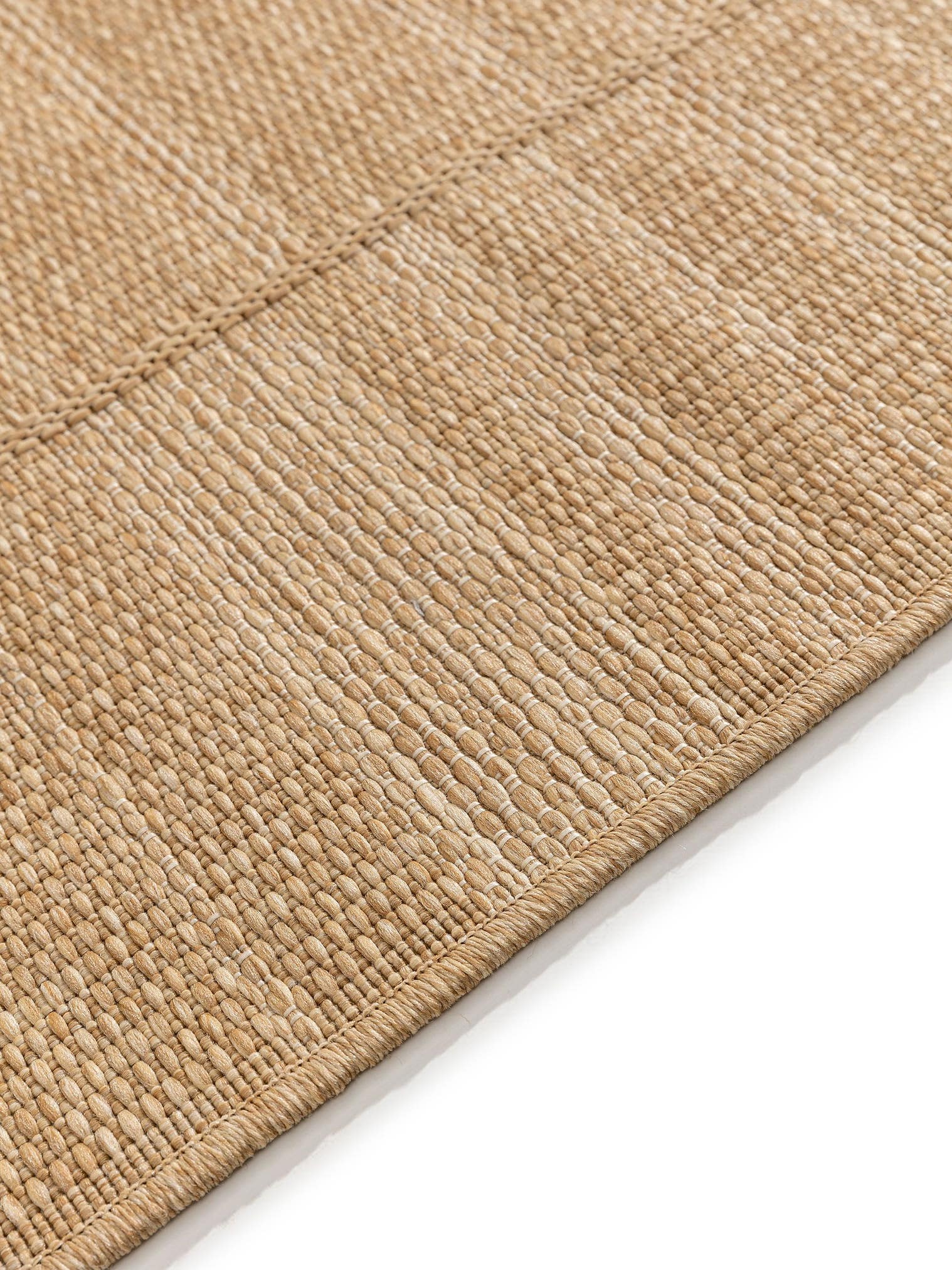 Tapis en 100% Polypropylène en Marron avec une pile de 1- 5 mm de hauteur de benuta Nest