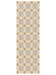 Alfombra de pasillo exterior Vega Beige/Amarillo