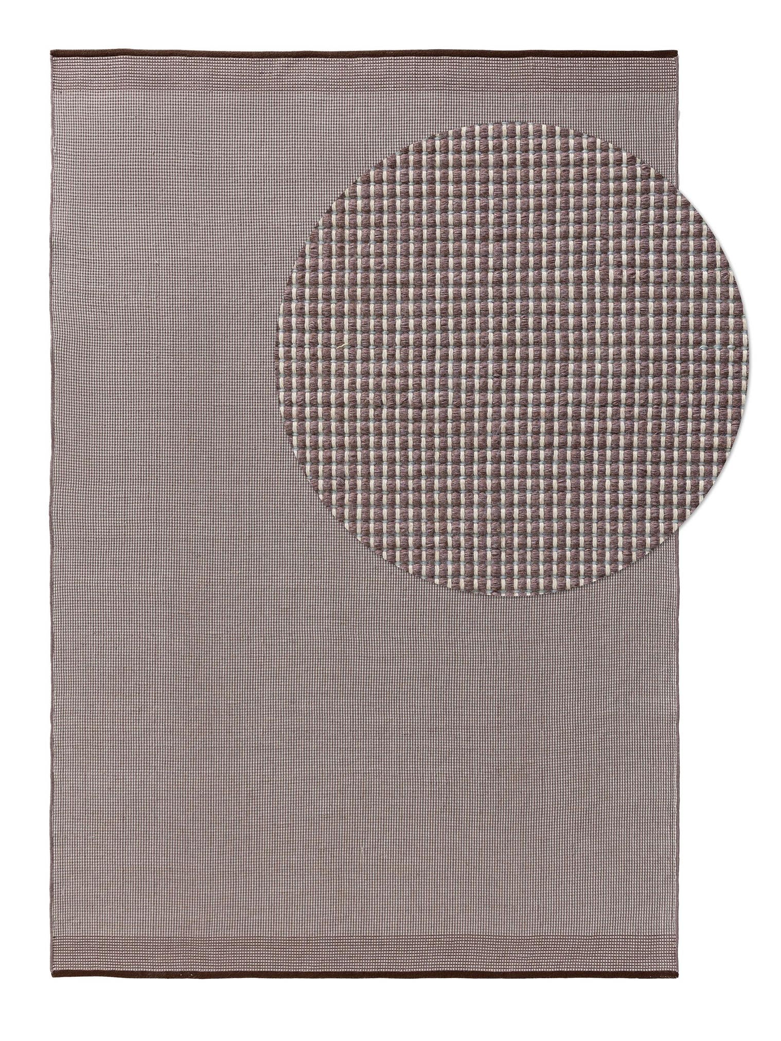 Teppich aus 100% Polyester (recyceltes PET) in Beige mit bis 5 mm hohem Flor von benuta Pure