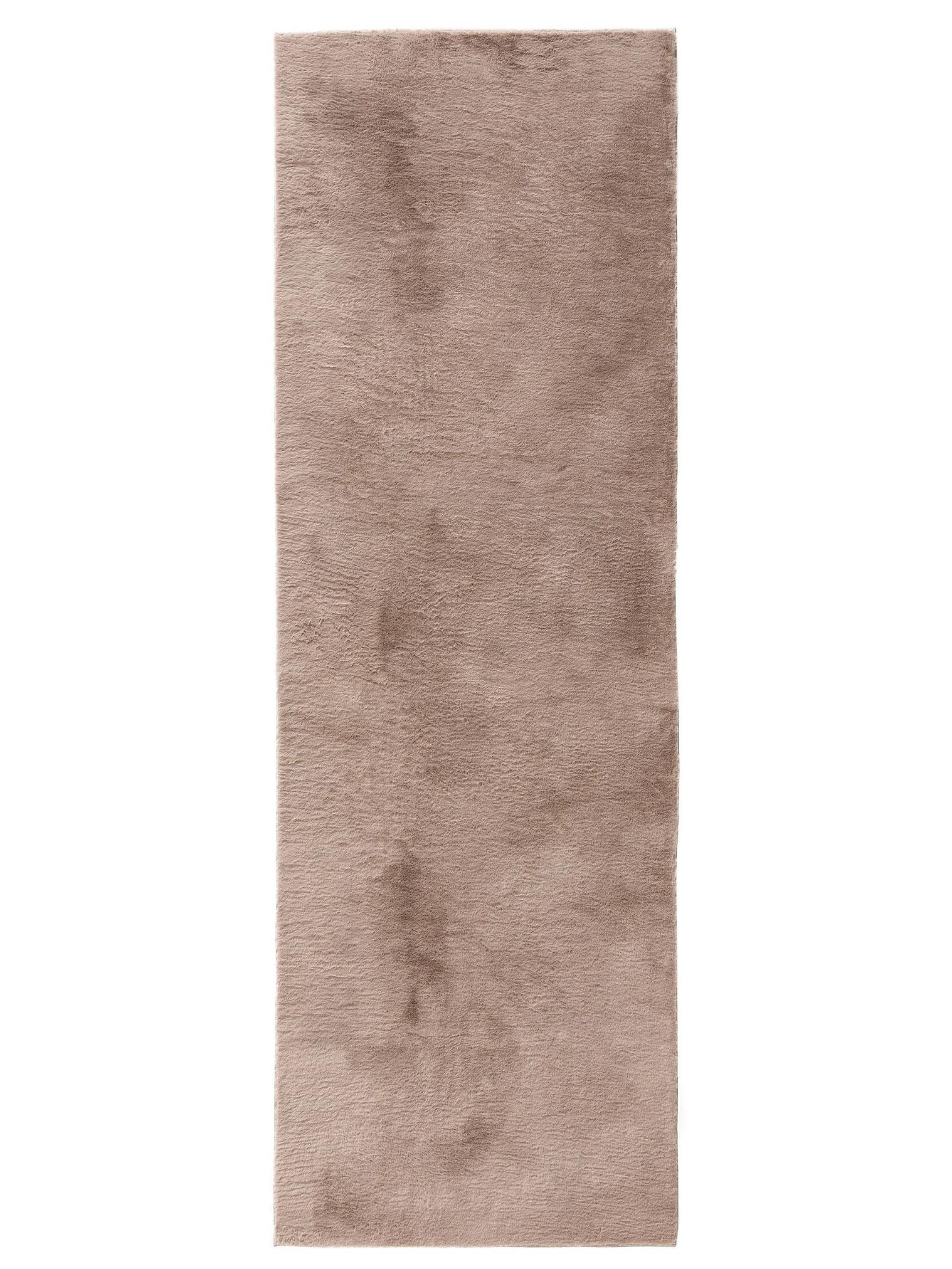 Tappeto di 100% Poliestere in Taupe con pelo alto 11 - 20 mm da benuta Basic