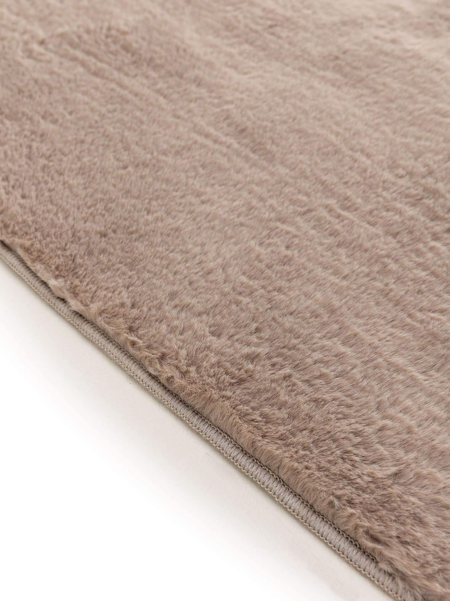 Tappeto di 100% Poliestere in Taupe con pelo alto 11 - 20 mm da benuta Basic