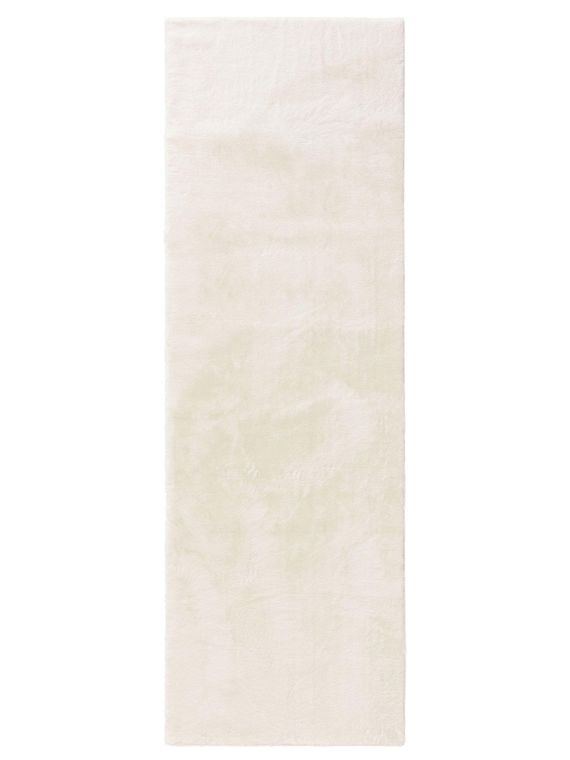 Matta av 100% Polyester i Beige med 11 - 20 mm hög lugg från benuta Basic