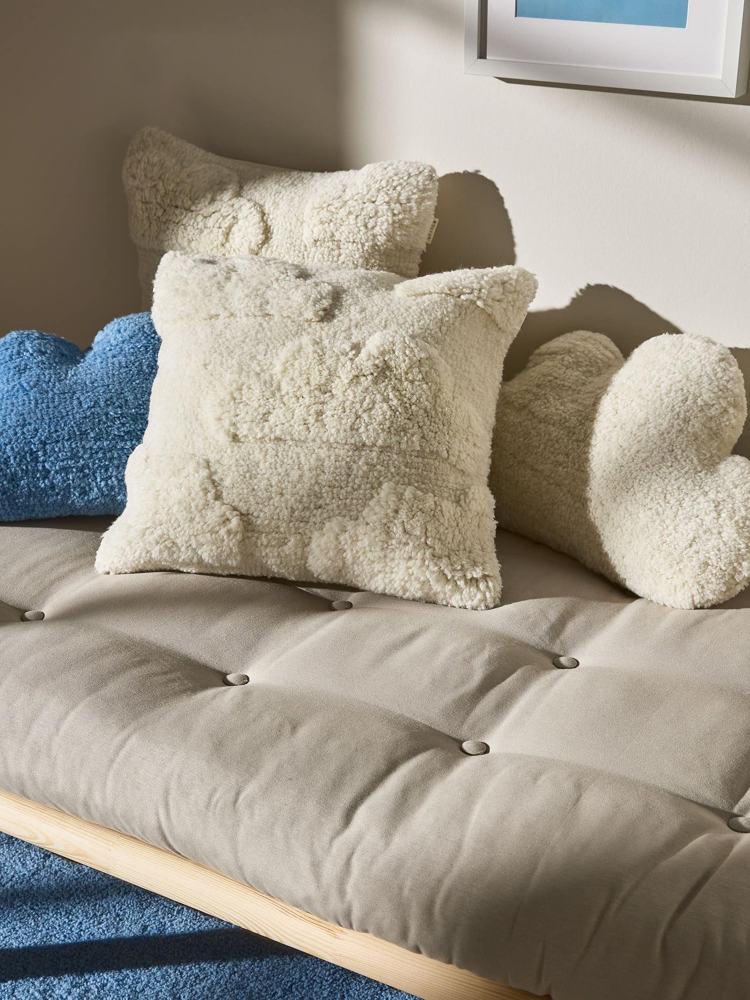 Cushion Cover Lumi Cream im Design KidsDesign aus 100% Wool from (New Zealand) von Lytte
