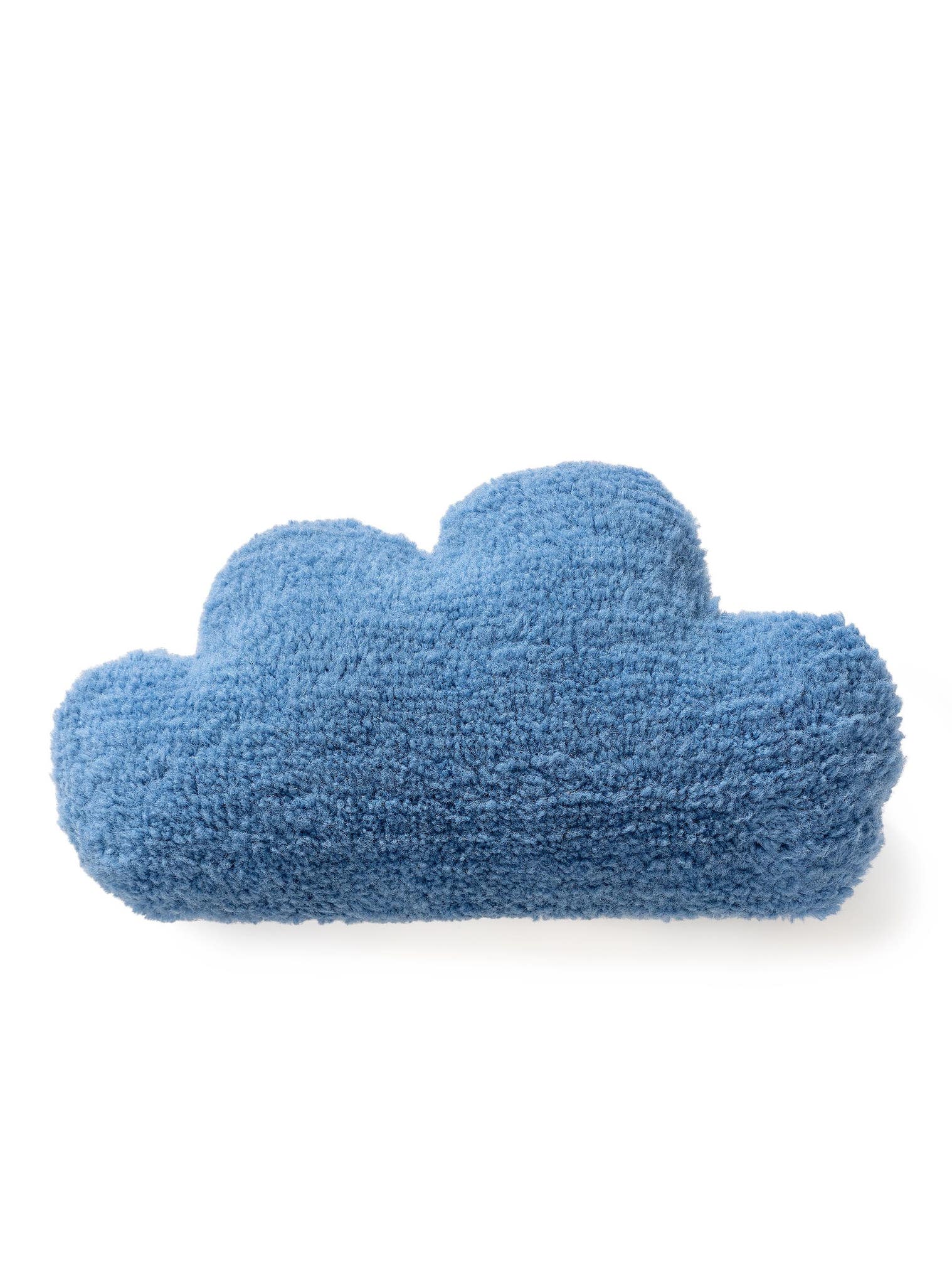 Kissen Lumi Blau im Design Kindermotive aus 100% Wolle (aus Neuseeland) von Lytte