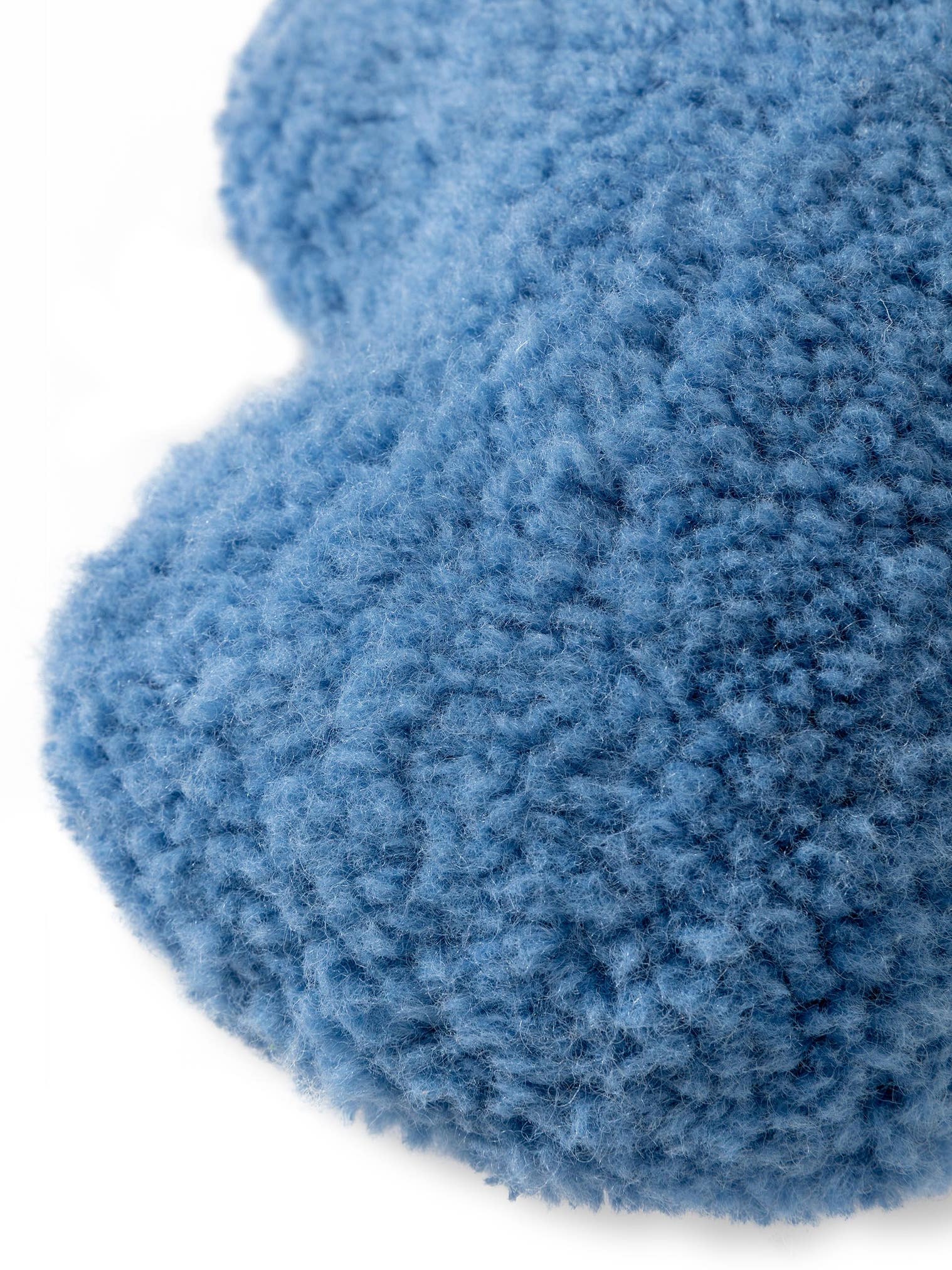 Kissen Lumi Blau im Design Kindermotive aus 100% Wolle (aus Neuseeland) von Lytte