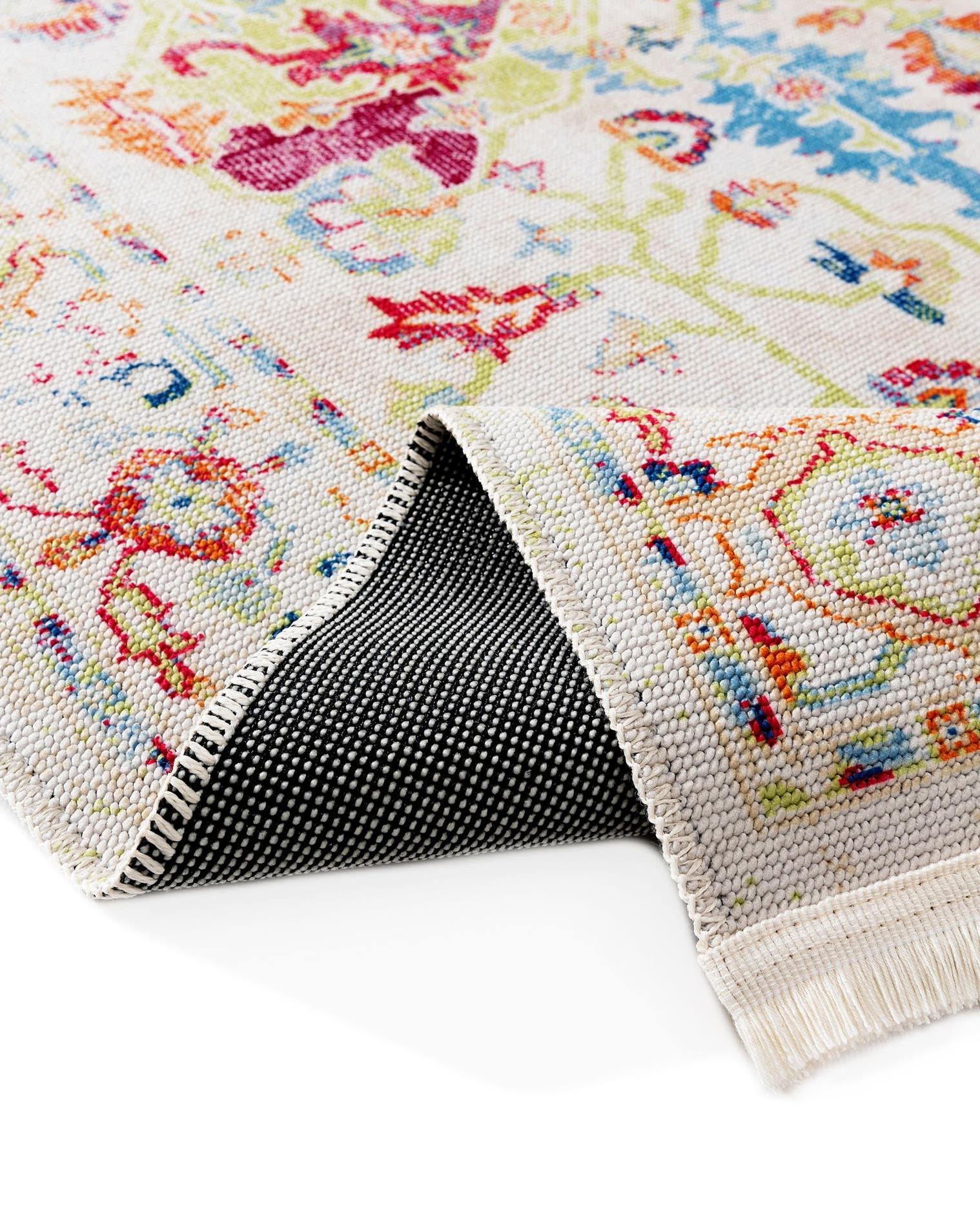 Alfombra de 70% Poliéster, 30% Algodón en Multicolor con un pelo de {{Placeholder_Pile Height}} de altura de benuta Pop