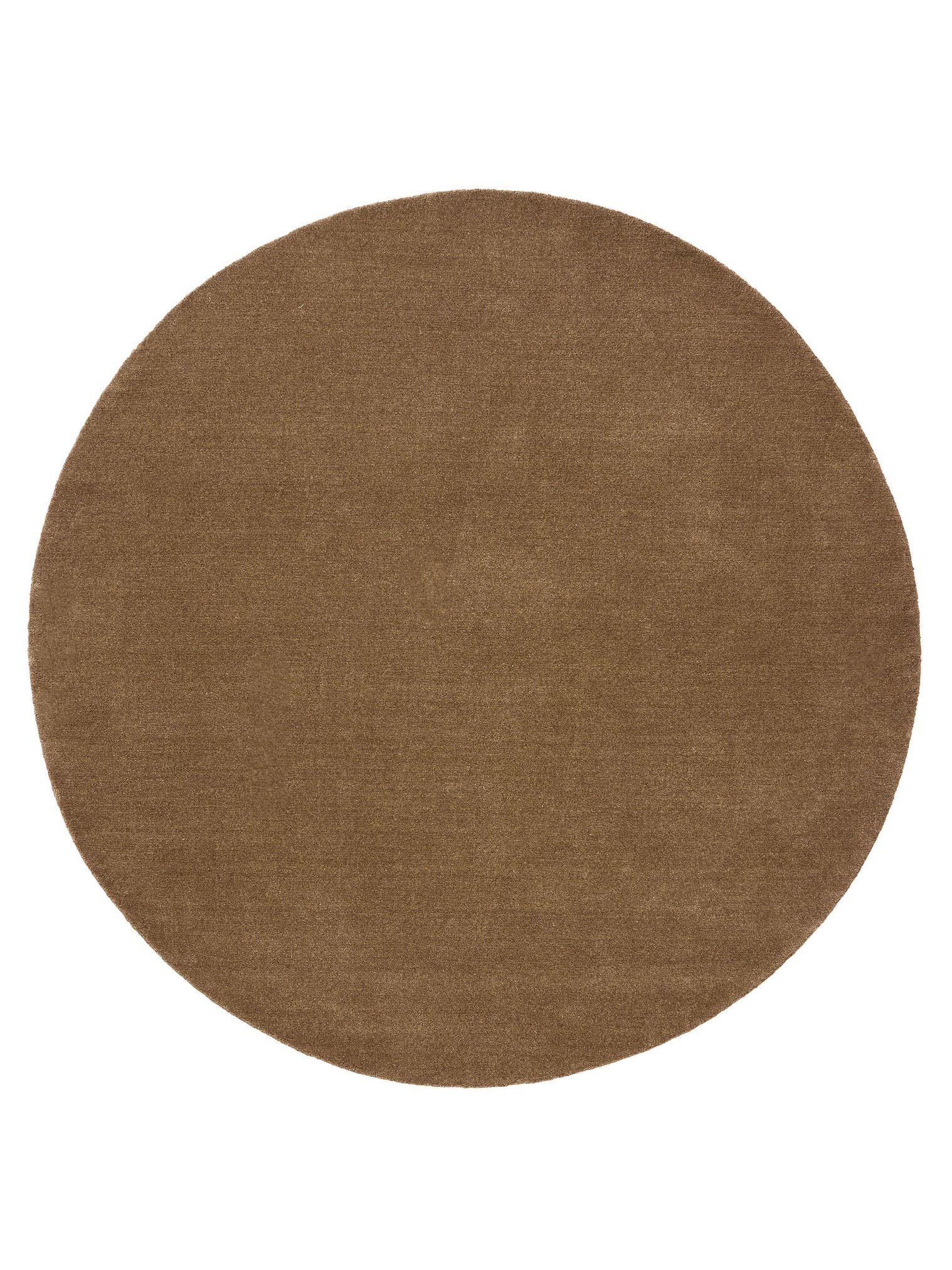 Rug made of 100% Wool in Brown with a 11 - 20 mm high pile by benuta Pure