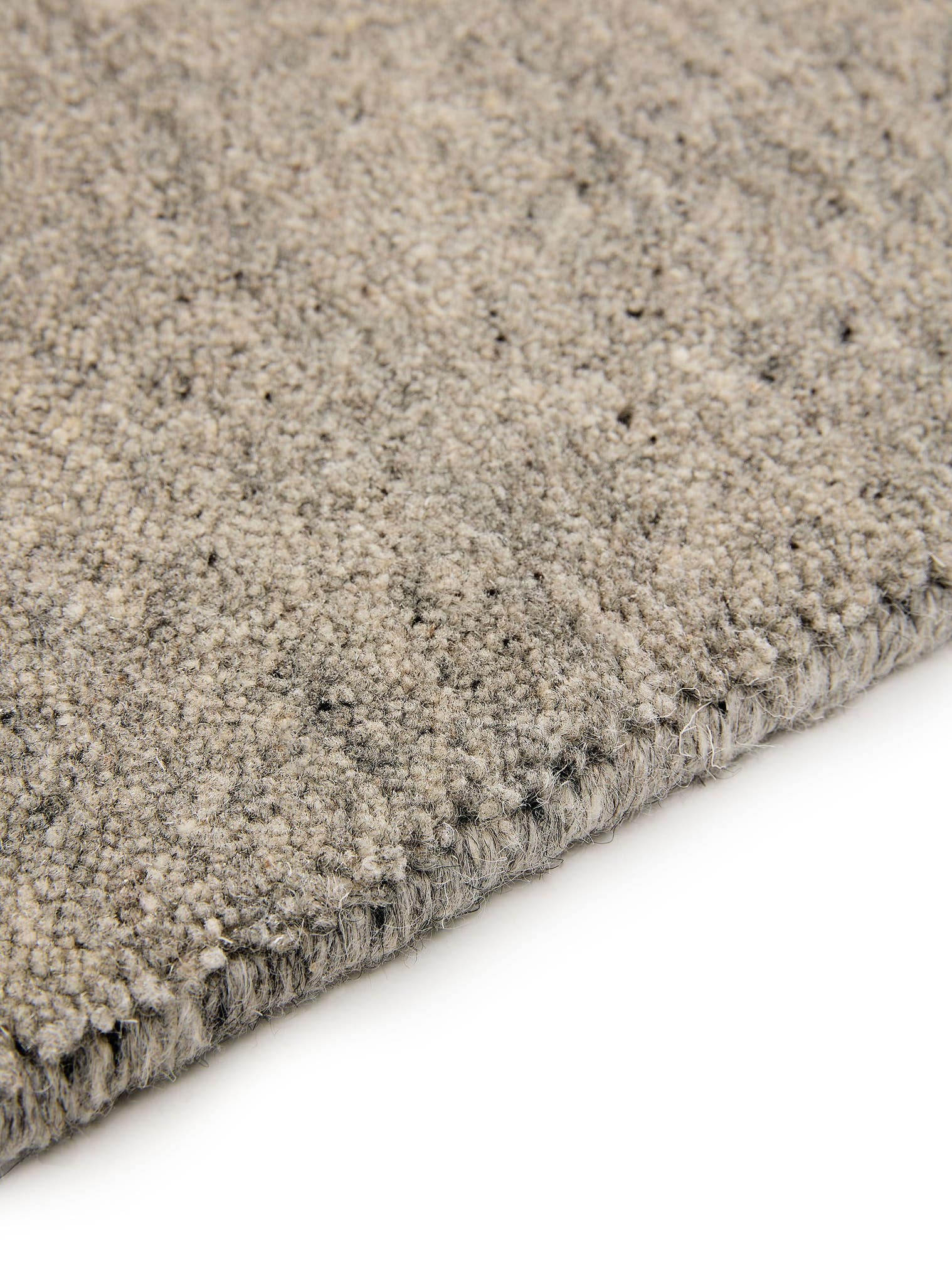 Rug made of 100% Wool in Grey with a 11 - 20 mm high pile by benuta Pure