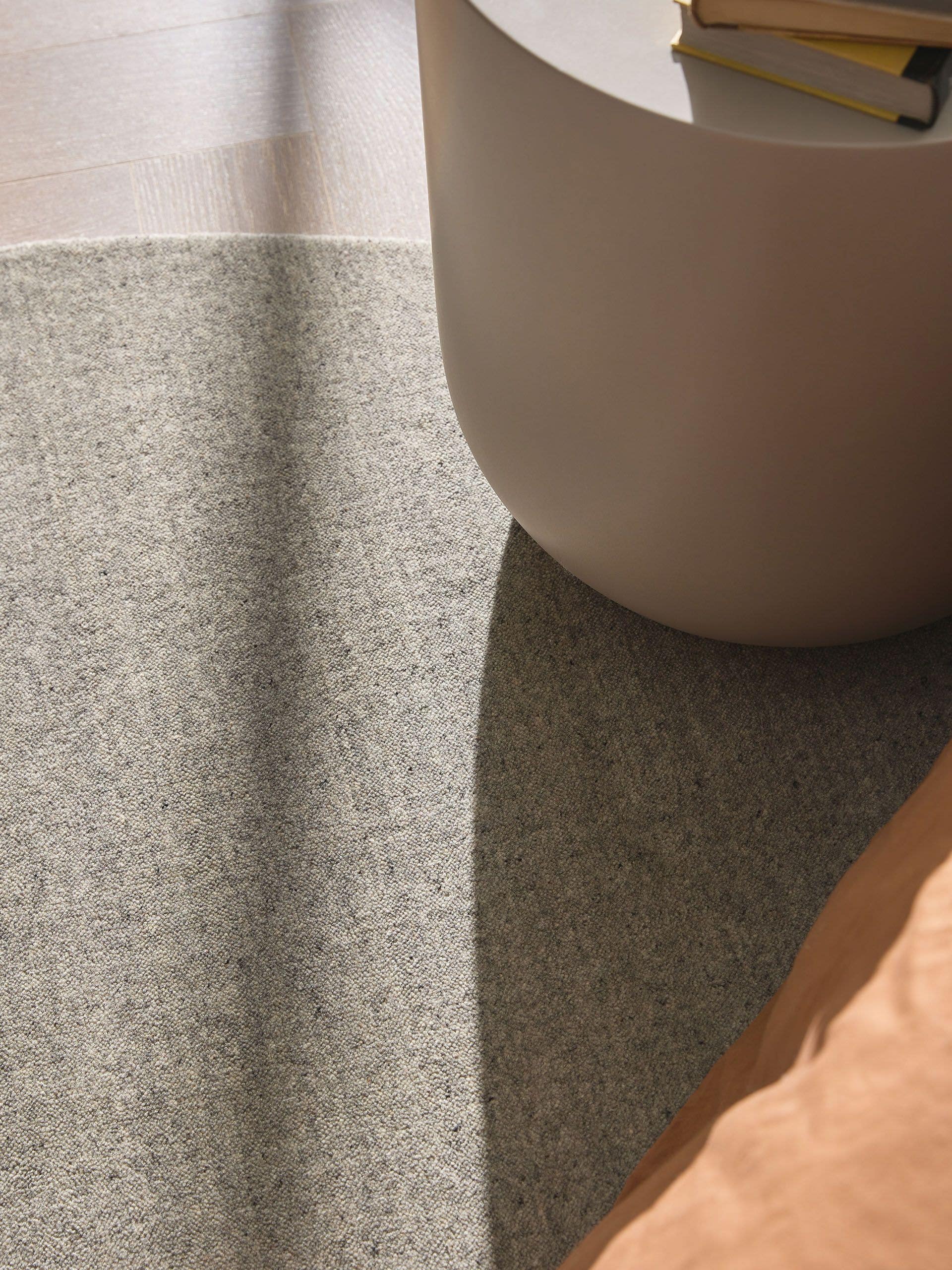 Rug made of 100% Wool in Grey with a 11 - 20 mm high pile by benuta Pure