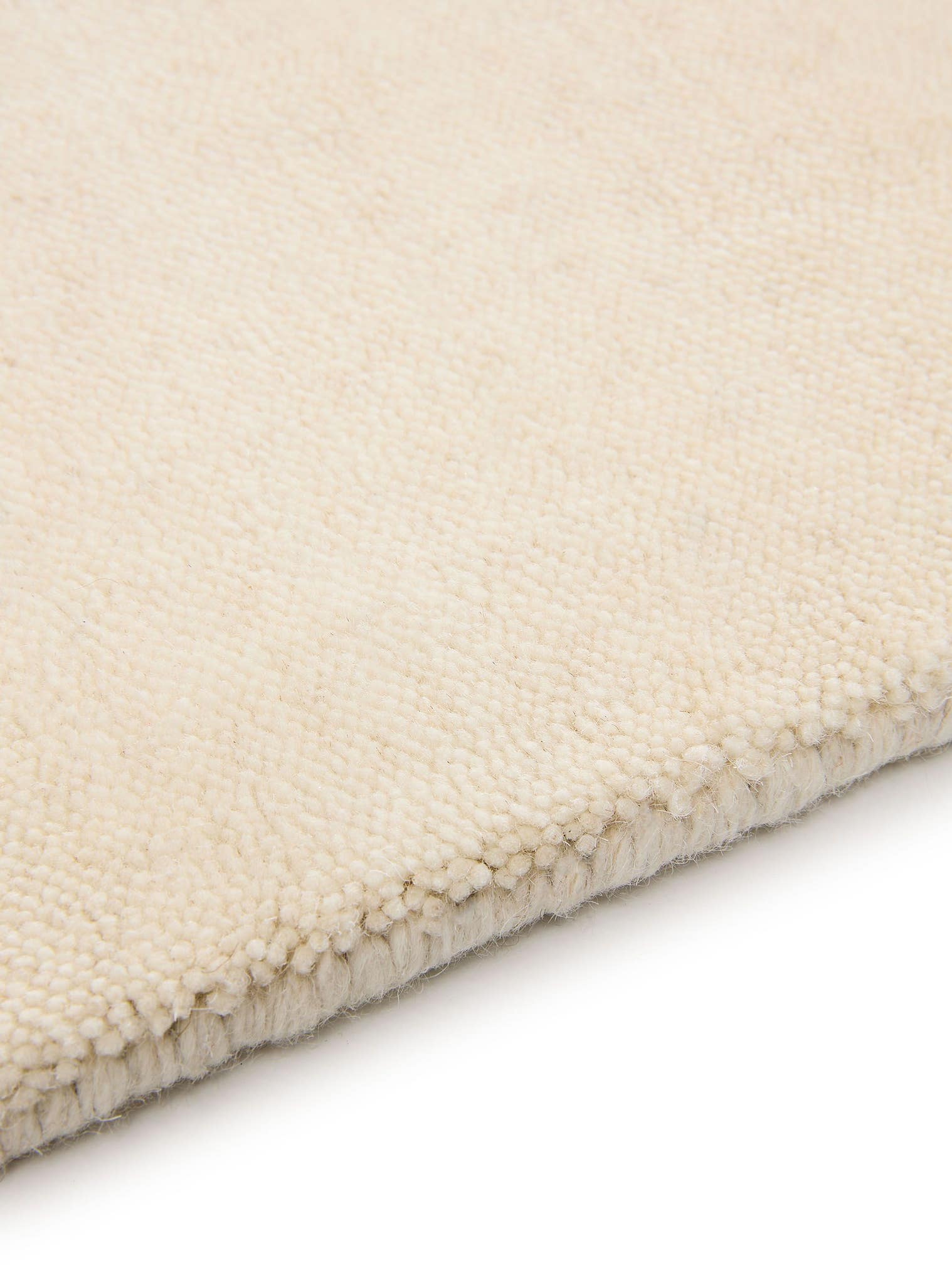 Rug made of 100% Wool in Beige with a 11 - 20 mm high pile by benuta Pure