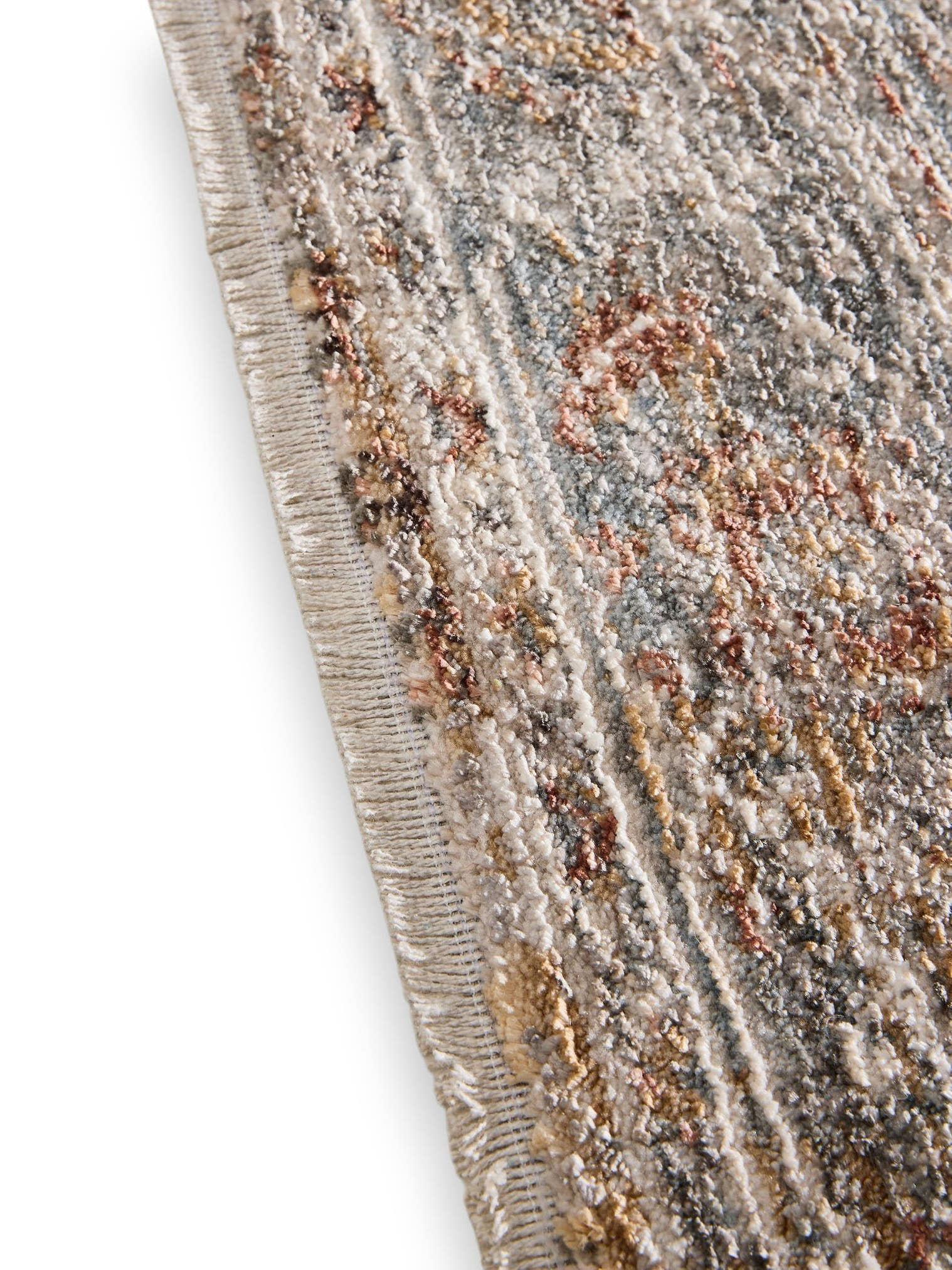 Alfombra de 100% Poliéster en Gris con un pelo de {{Placeholder_Pile Height}} de altura de benuta Nest