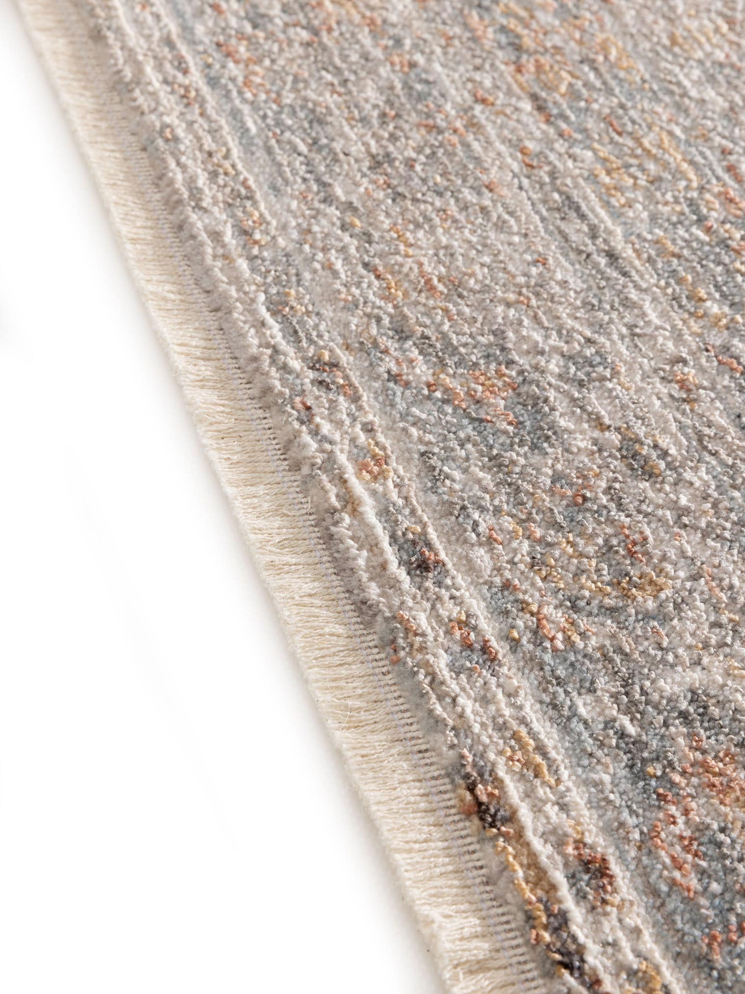 Alfombra de 100% Poliéster en Gris con un pelo de {{Placeholder_Pile Height}} de altura de benuta Nest