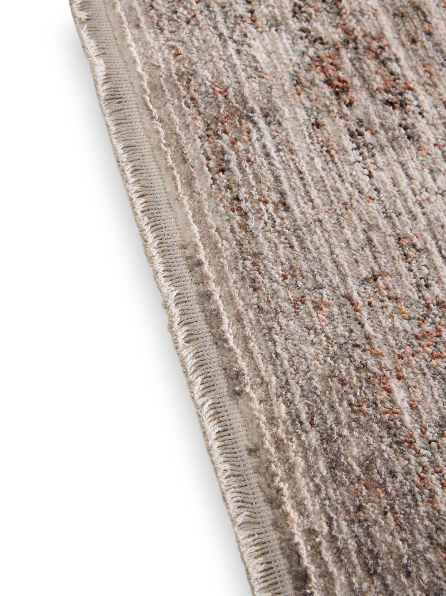 Rug made of 100% Polyester in Grey with a 1- 5 mm high pile by benuta Nest