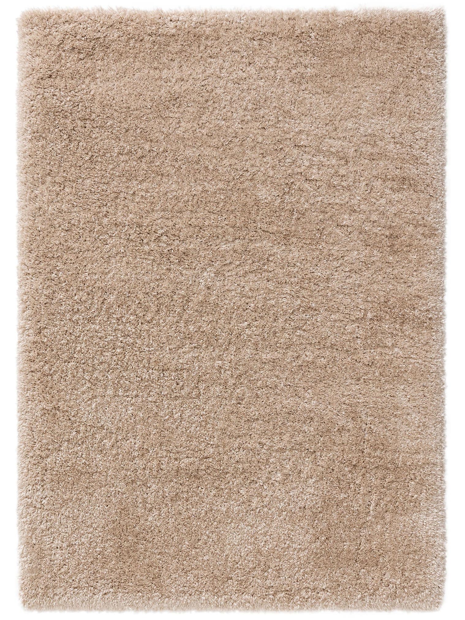Tappeto di 100% Poliestere in Beige con pelo alto 41 - 50 mm da benuta Pop
