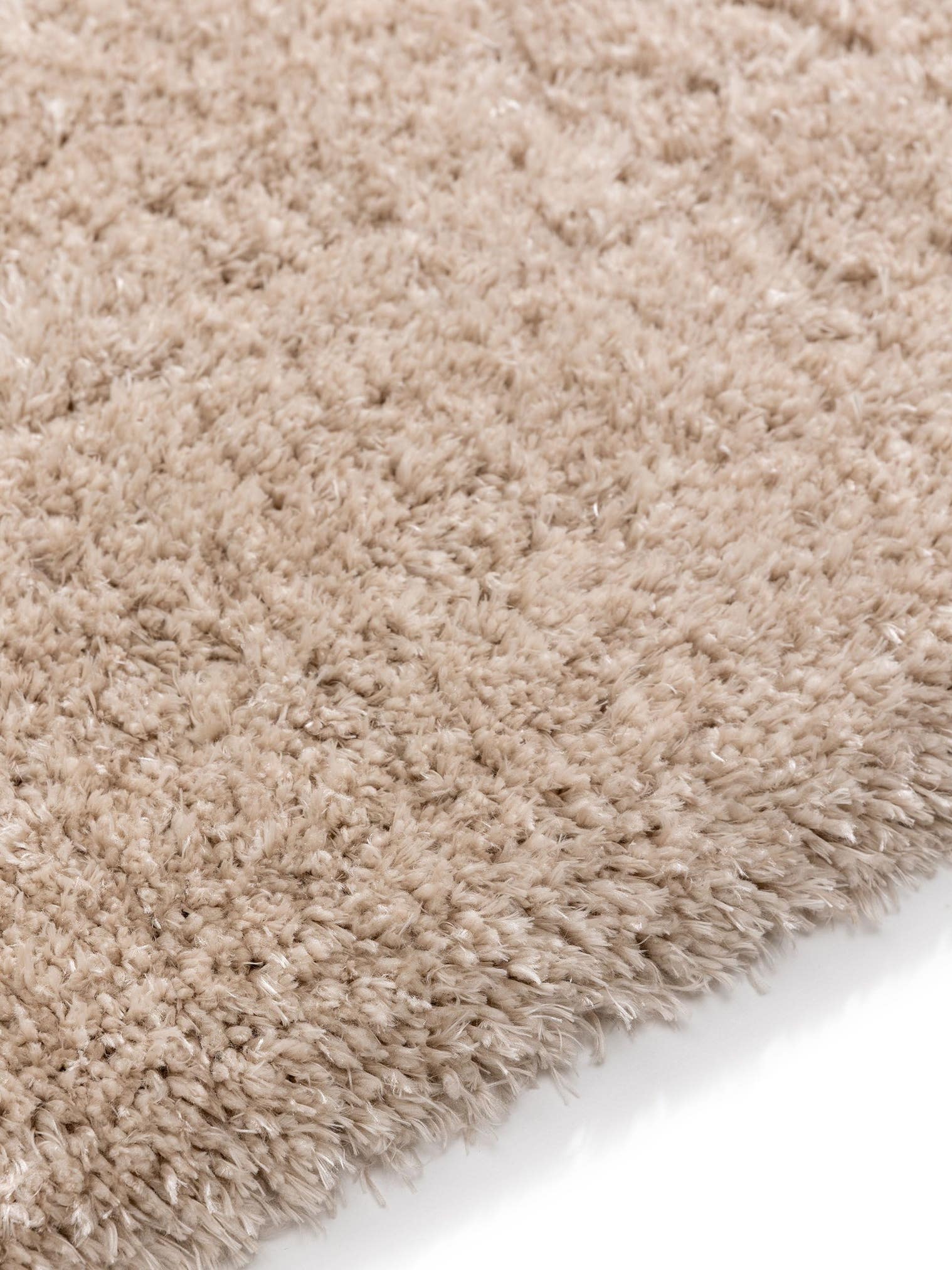 Tappeto di 100% Poliestere in Beige con pelo alto 41 - 50 mm da benuta Pop