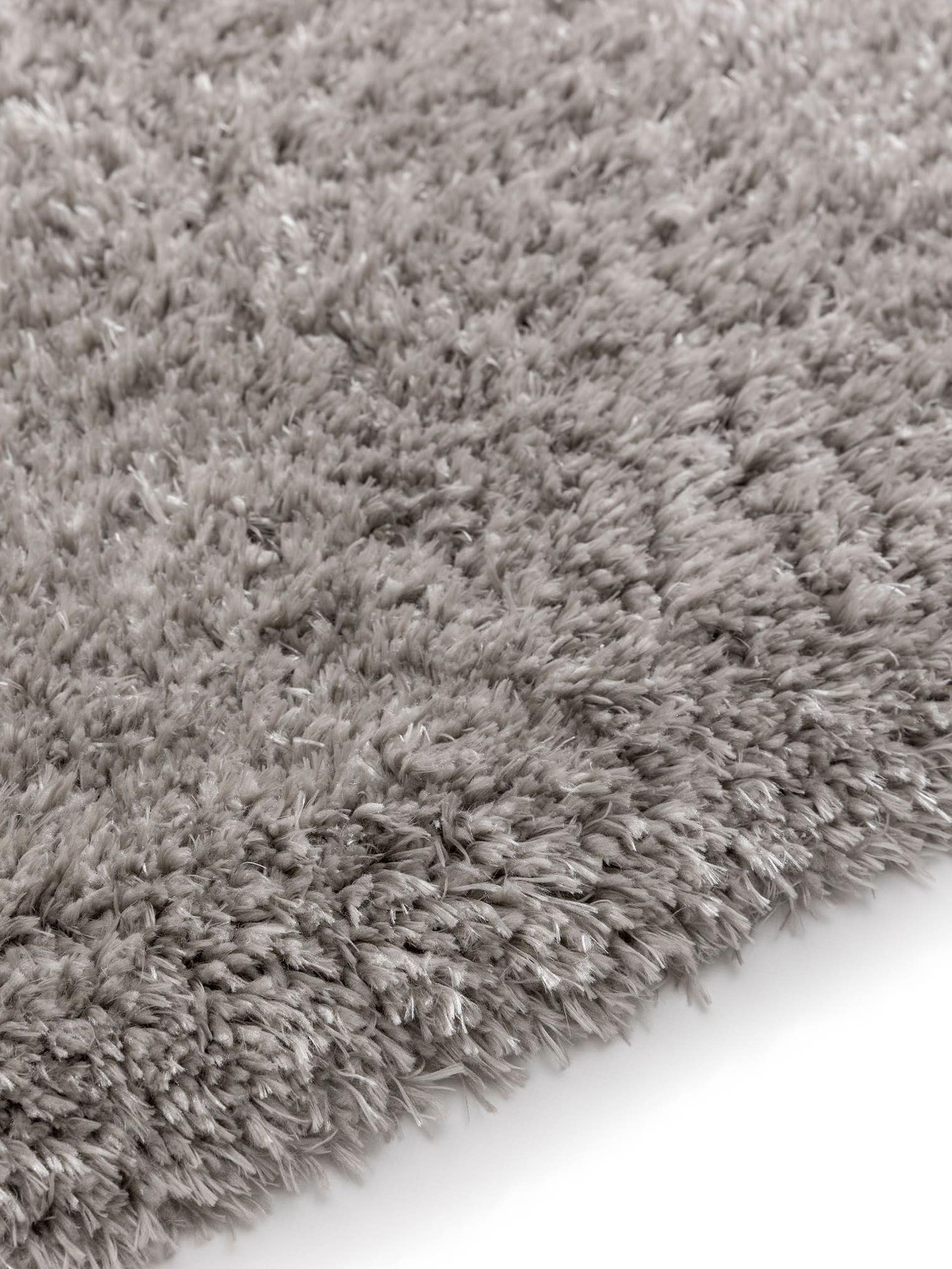 Teppich aus 100% Polyester in Grau mit 41 bis 50 mm hohem Flor von benuta Pop