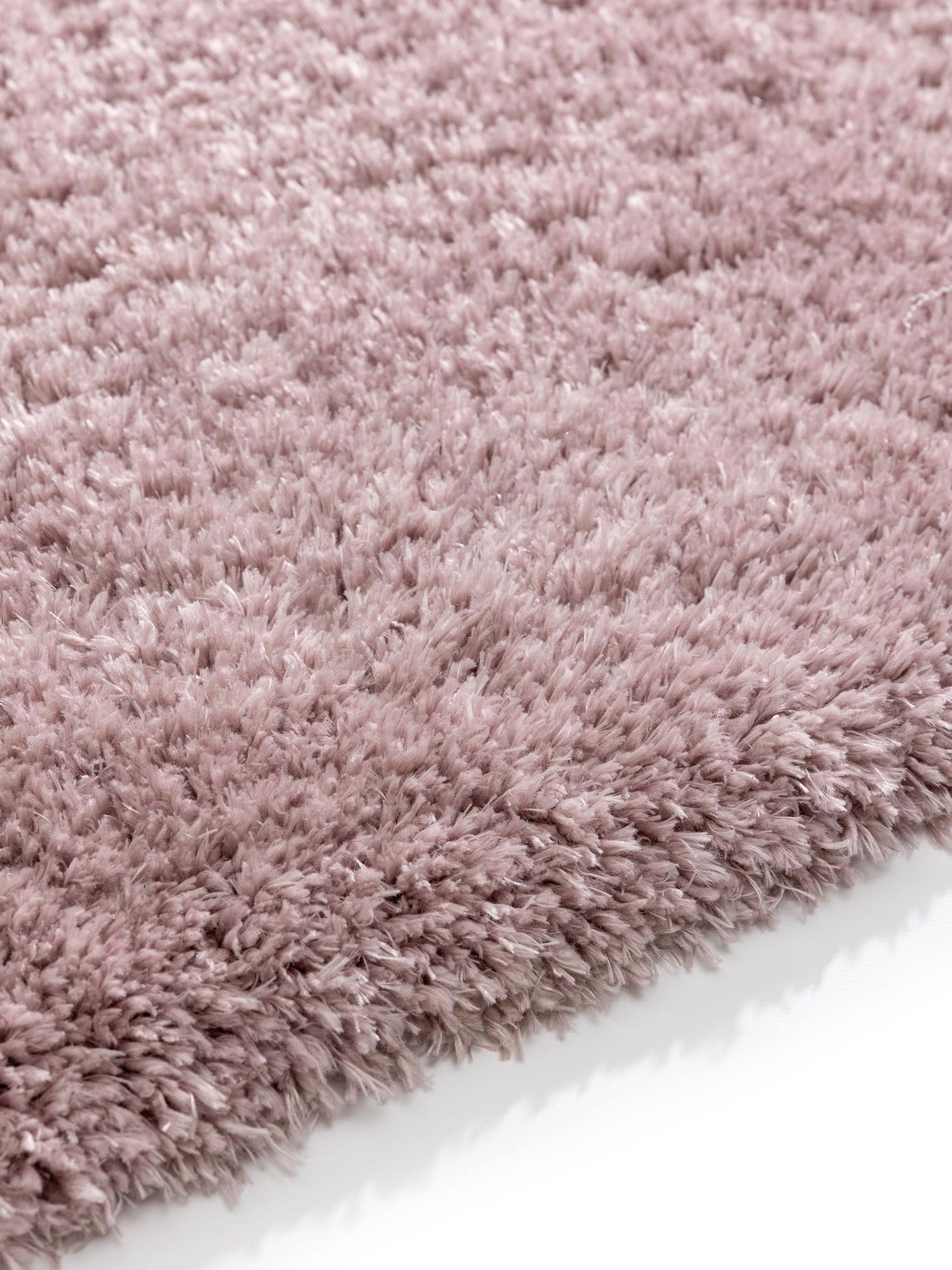 Teppich aus 100% Polyester in Rosa mit 41 bis 50 mm hohem Flor von benuta Pop