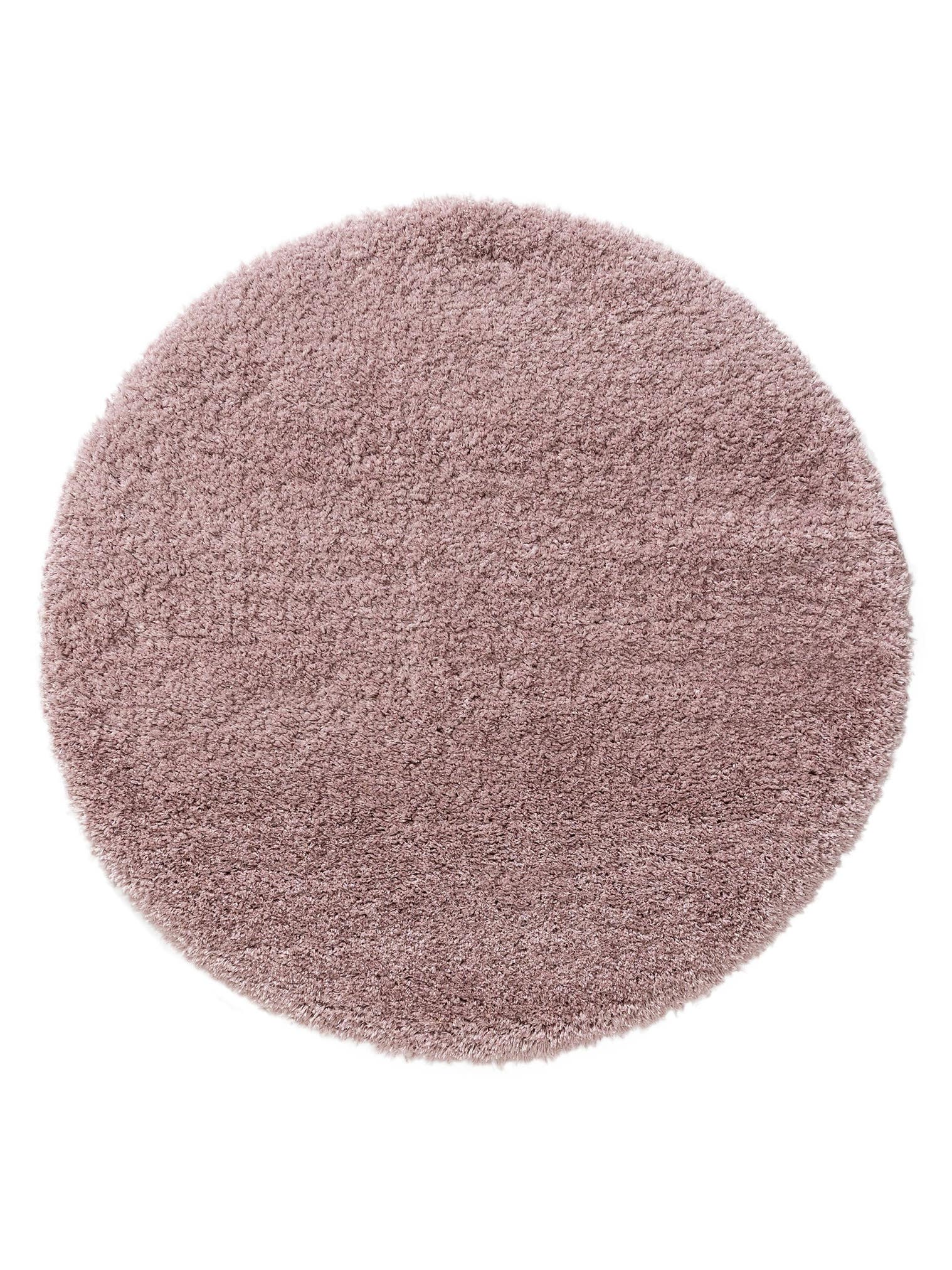Matta av 100% Polyester i Rosa med 41 - 50 mm hög lugg från benuta Pop
