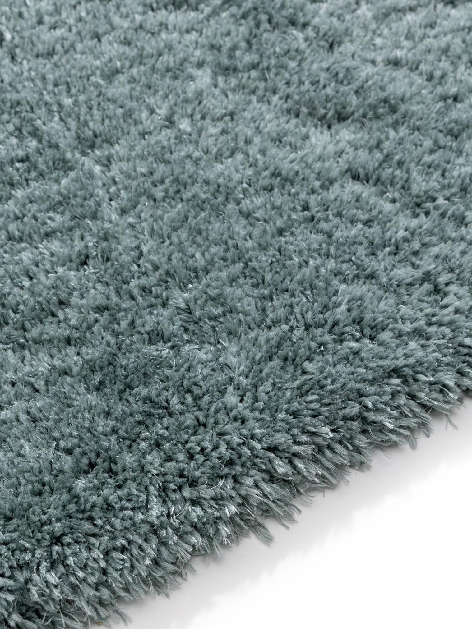 Teppich aus 100% Polyester in Türkis mit 41 bis 50 mm hohem Flor von benuta Pop