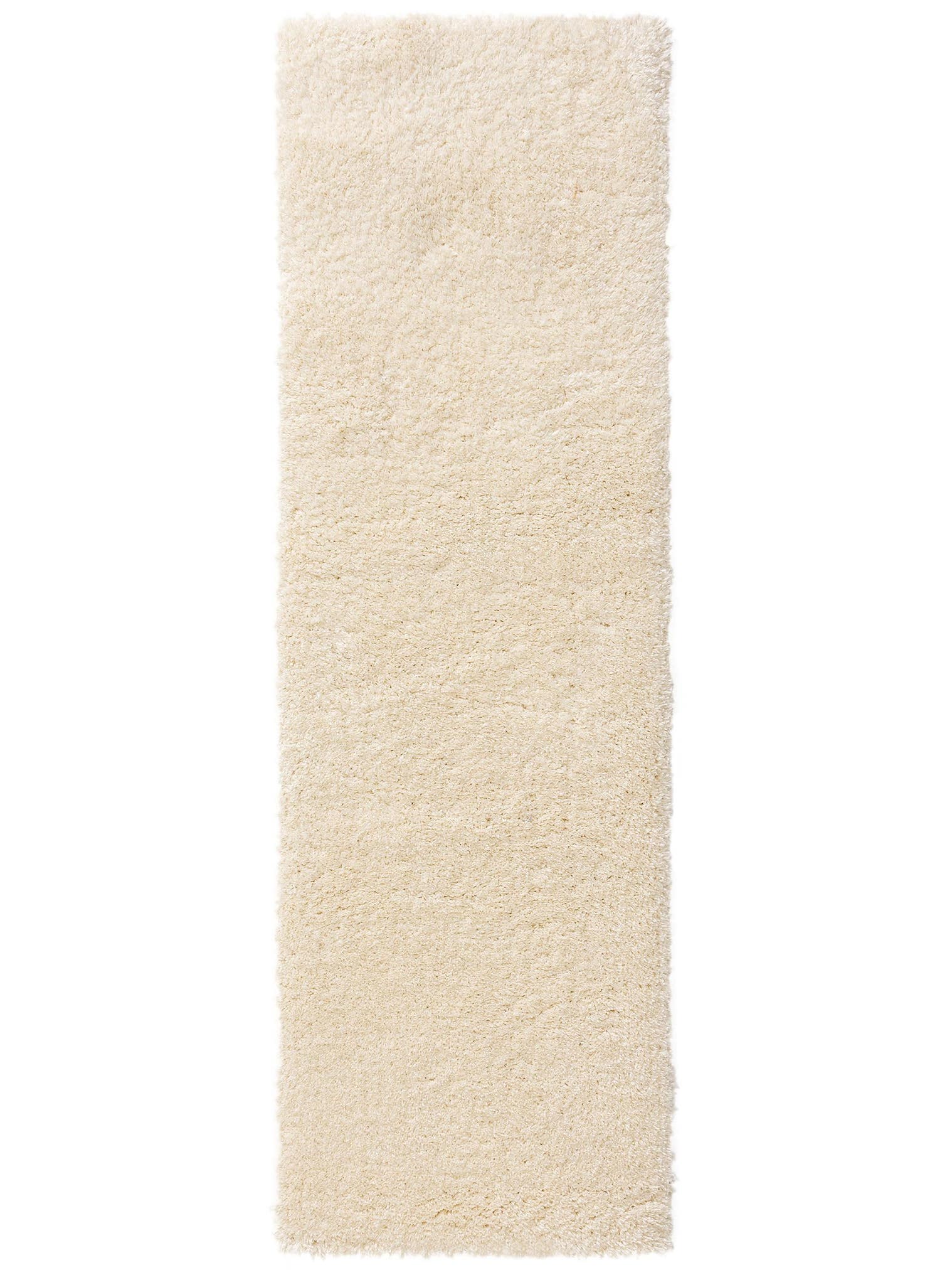 Dywan z 100% poliester w kolorze biały z włosiem 41 - 50 mm wysokim od benuta Pop