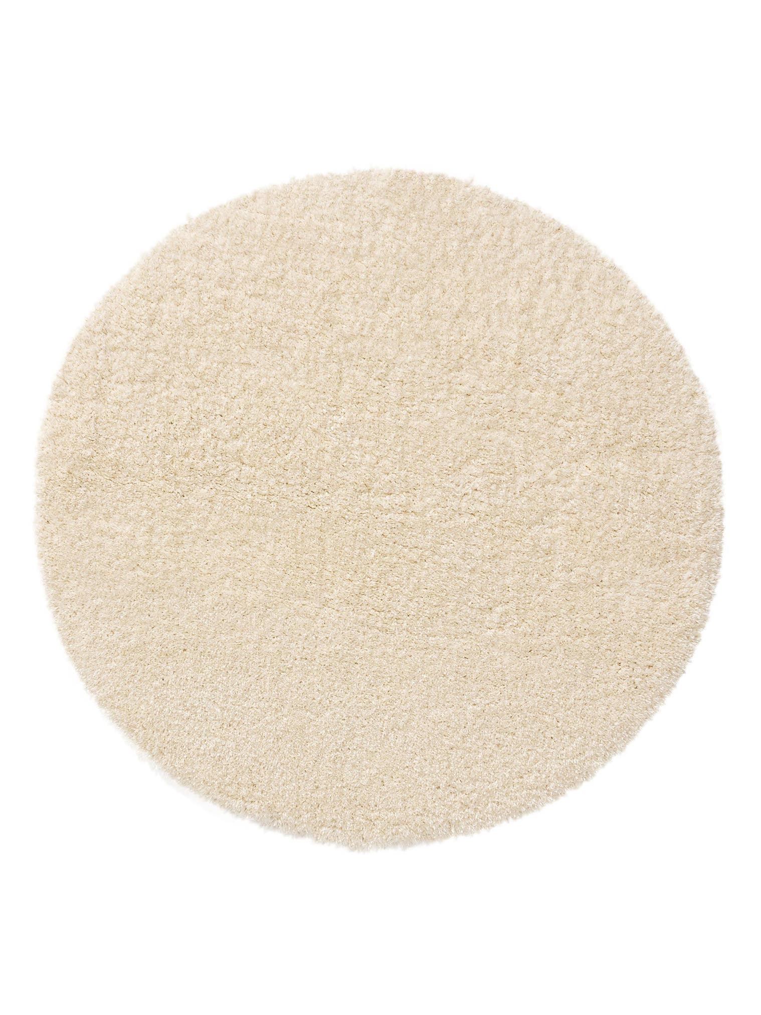 Teppich aus 100% Polyester in Weiß mit 41 bis 50 mm hohem Flor von benuta Pop