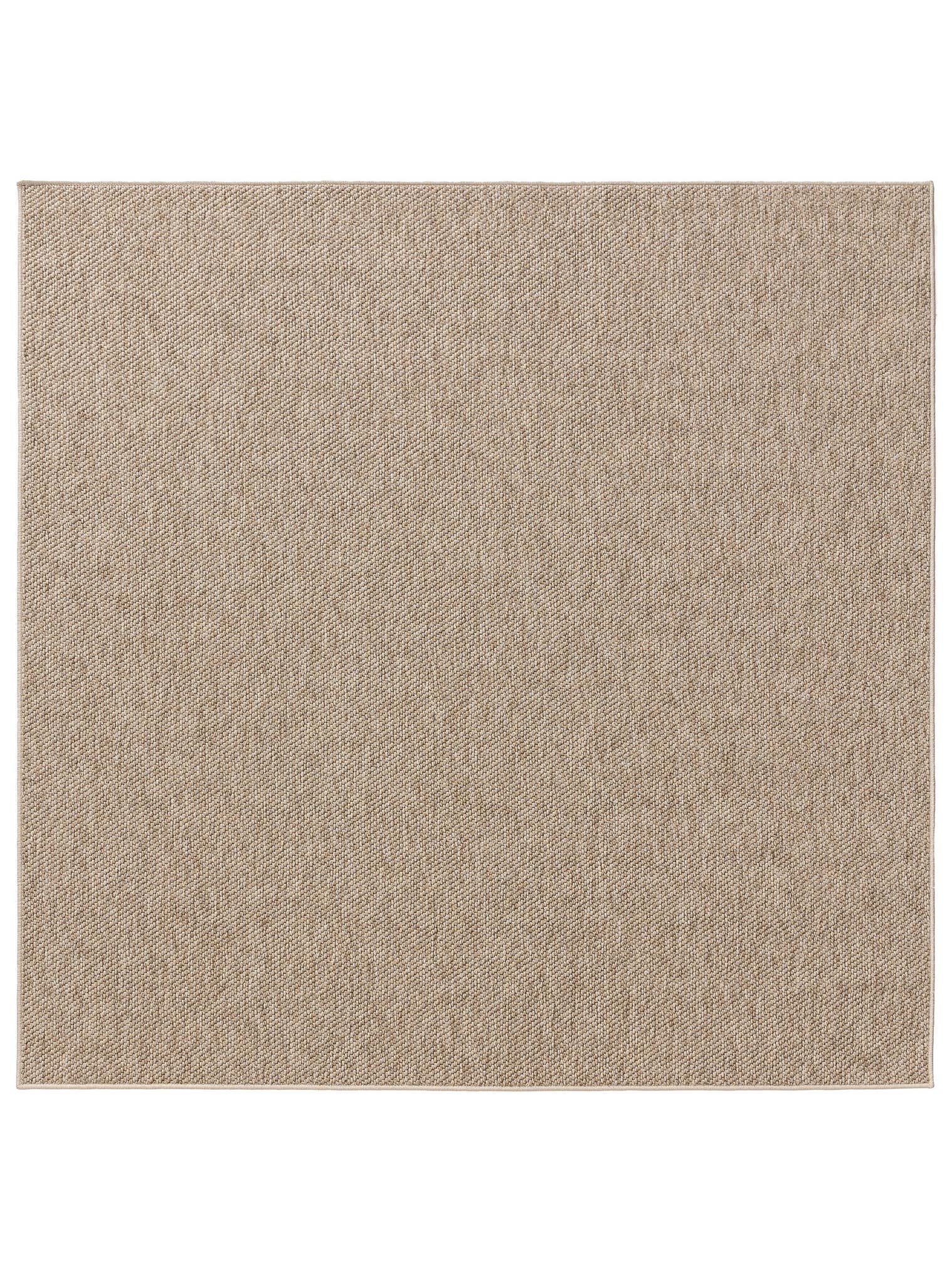 Teppich aus 100% Polypropylen in Taupe mit bis 5 mm hohem Flor von benuta Basic