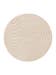 Tapete redondo Eve Creme
