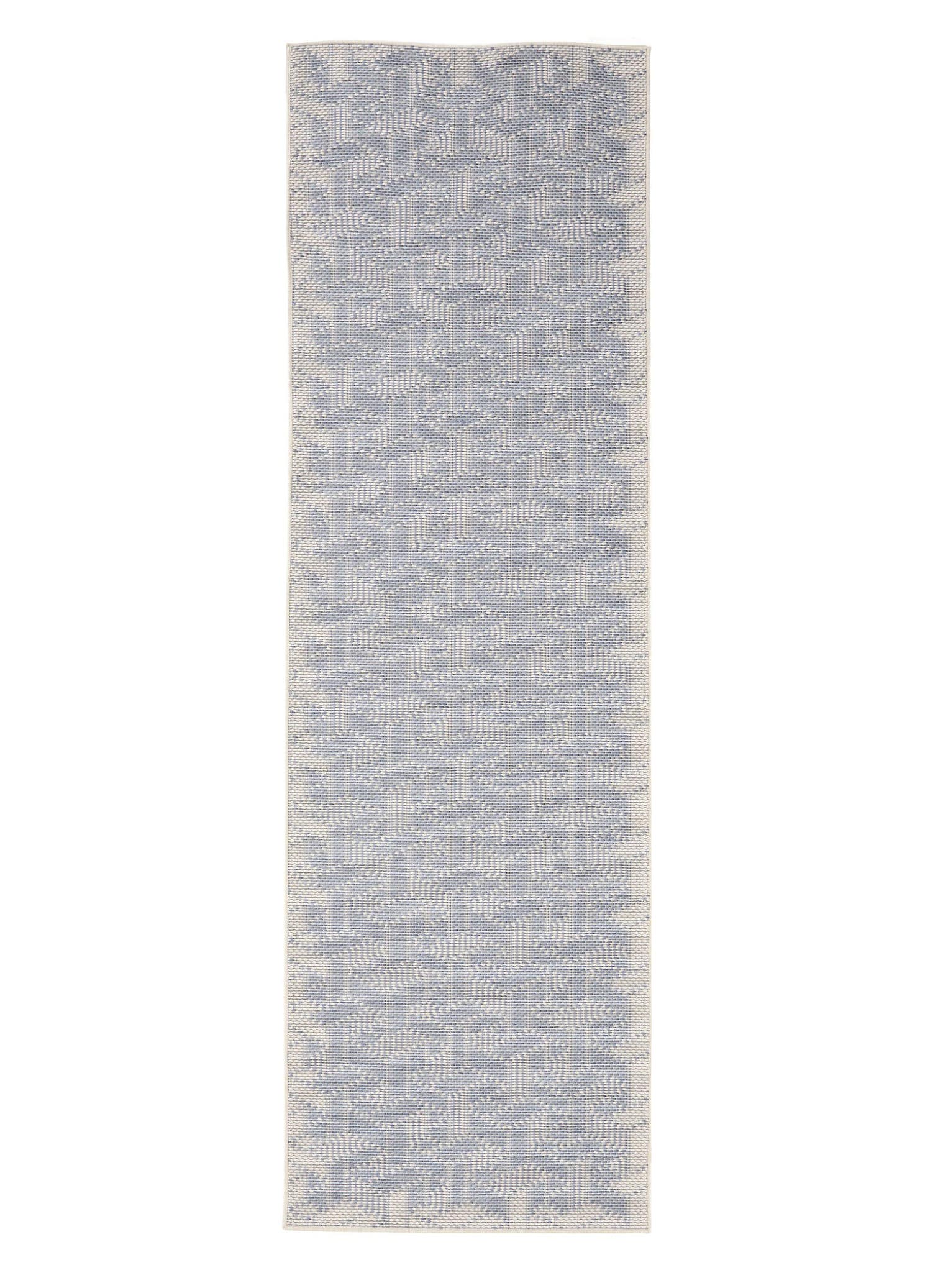 Teppich aus 100% Polypropylen in Blau mit bis 5 mm hohem Flor von benuta Nest