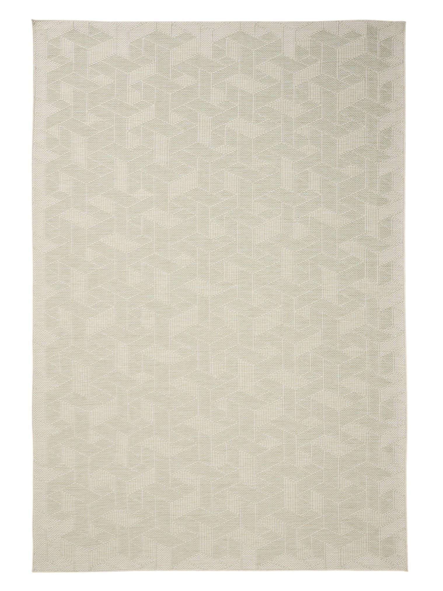 Teppich aus 100% Polypropylen in Grün mit bis 5 mm hohem Flor von benuta Nest