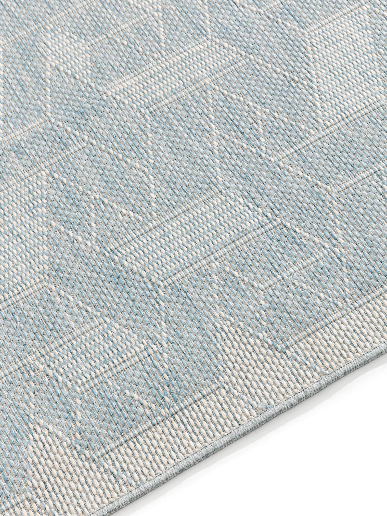 Teppich aus 100% Polypropylen in Blau mit bis 5 mm hohem Flor von benuta Nest