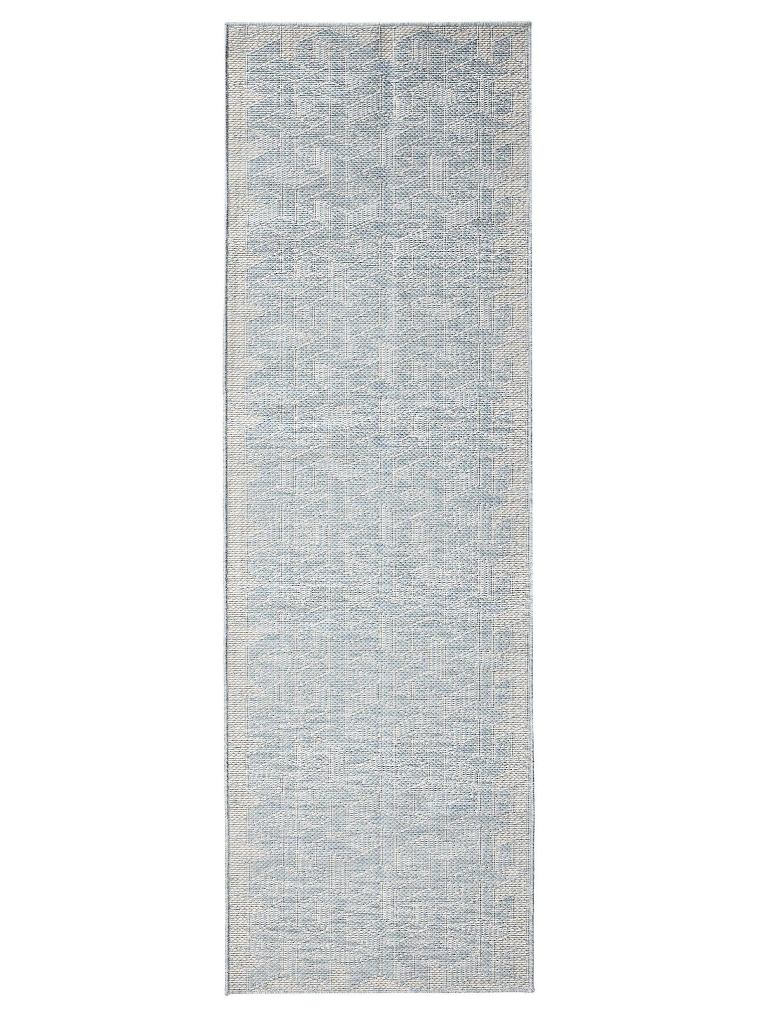 Teppich aus 100% Polypropylen in Blau mit bis 5 mm hohem Flor von benuta Nest
