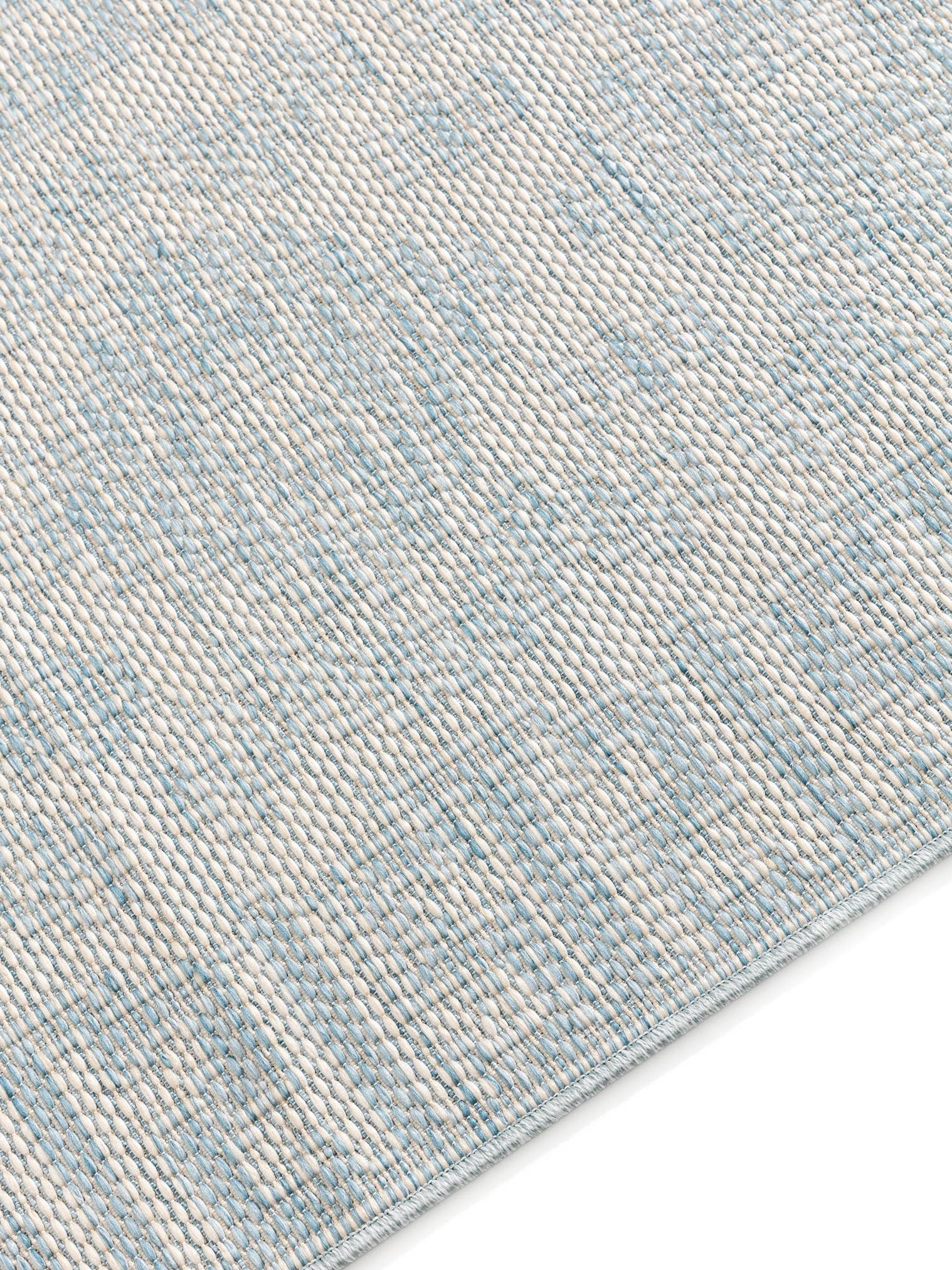 Teppich aus 100% Polypropylen in Blau mit bis 5 mm hohem Flor von benuta Nest