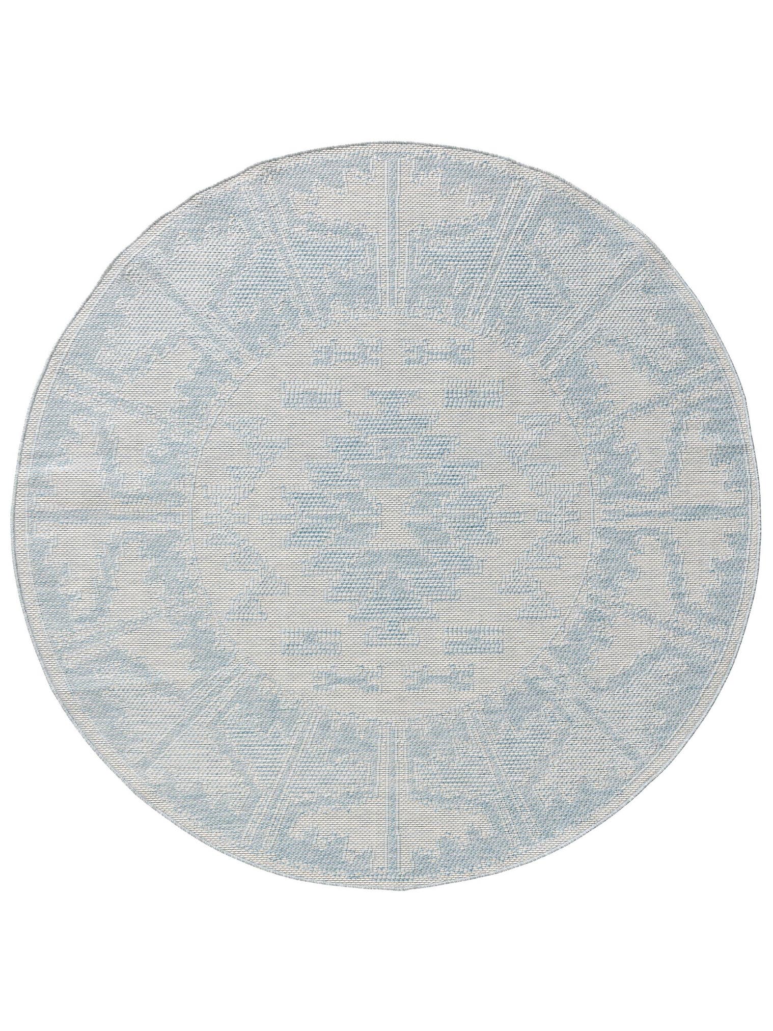 Teppich aus 100% Polypropylen in Blau mit bis 5 mm hohem Flor von benuta Nest