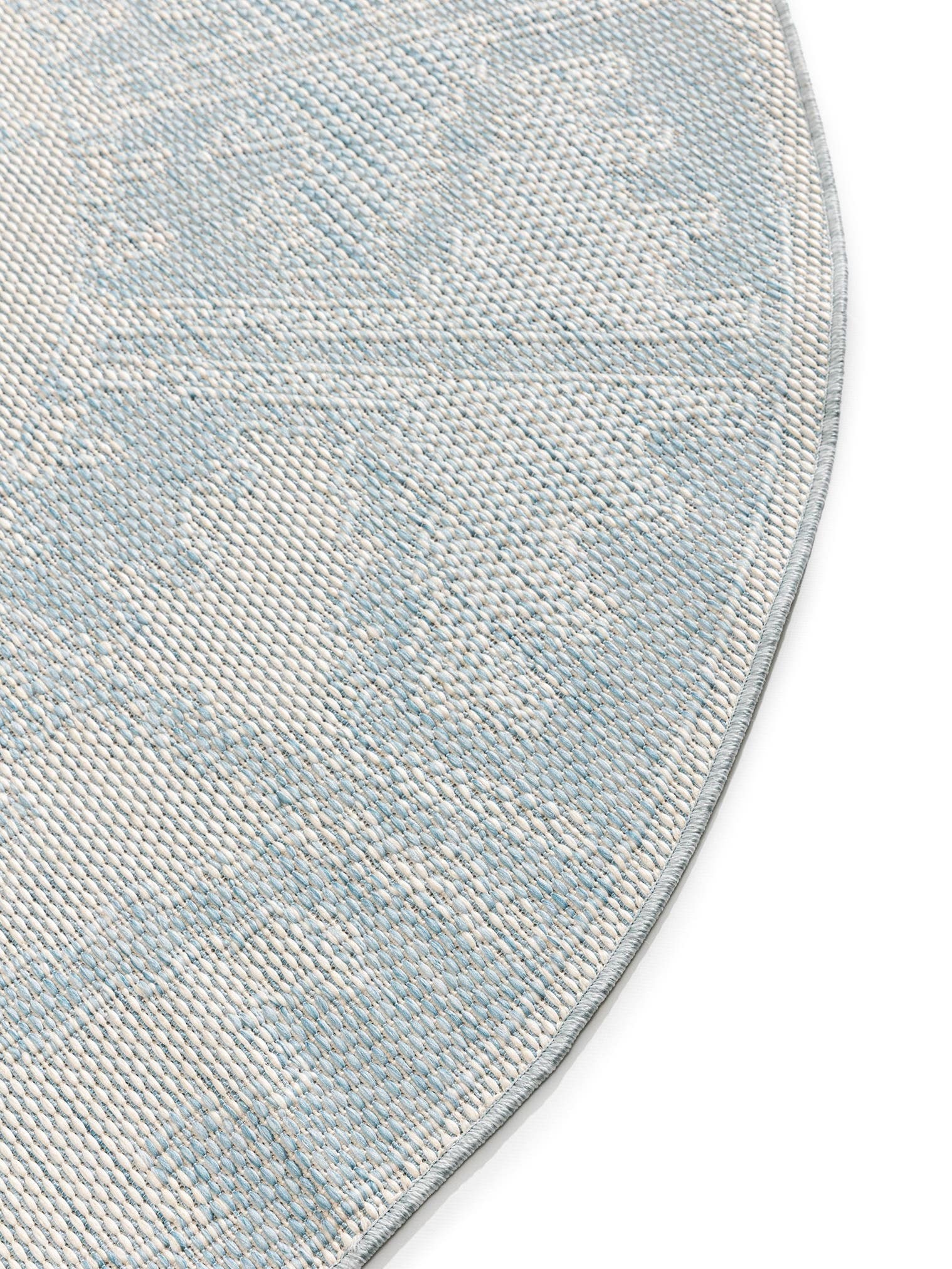 Teppich aus 100% Polypropylen in Blau mit bis 5 mm hohem Flor von benuta Nest
