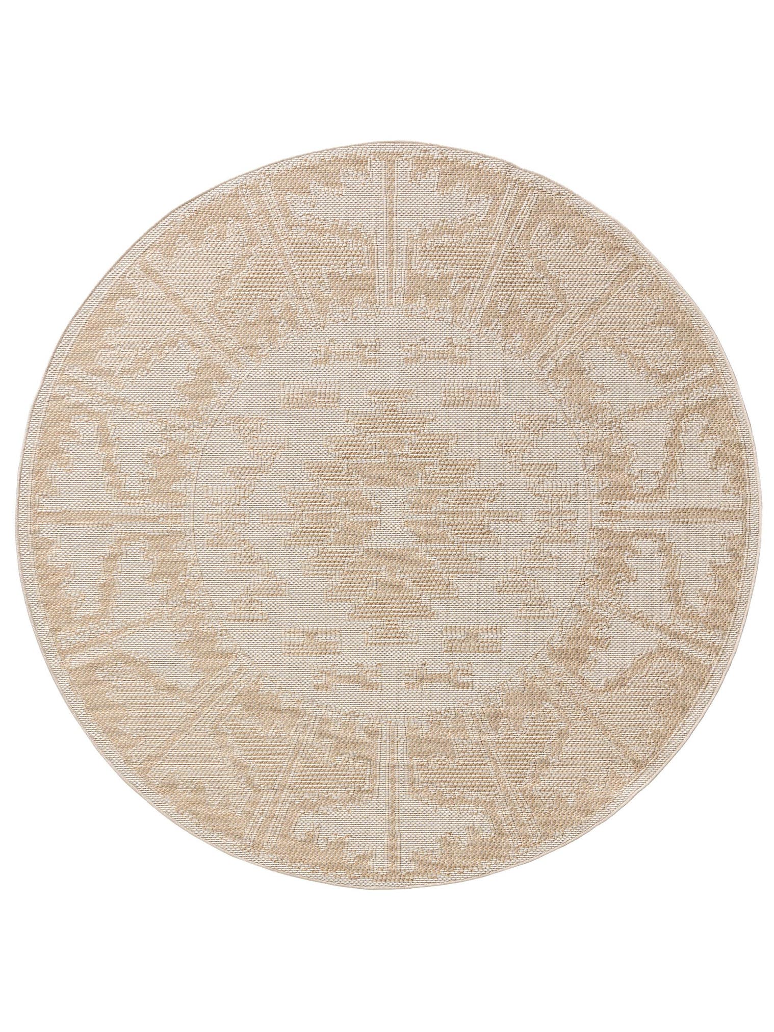 Teppich aus 100% Polypropylen in Weiß mit bis 5 mm hohem Flor von benuta Nest