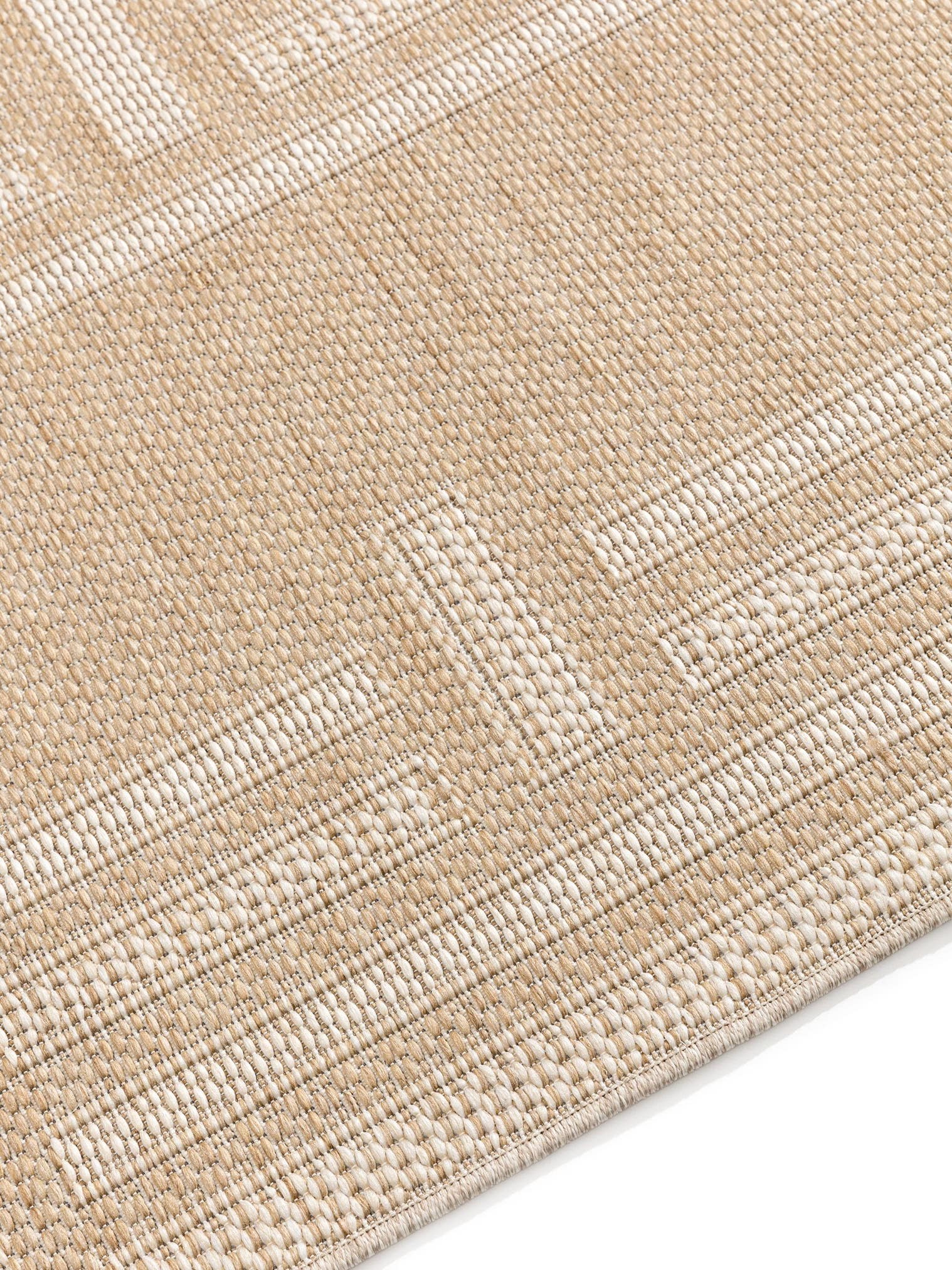 Rug made of 100% Polypropylene in Beige with a 1- 5 mm high pile by benuta Nest
