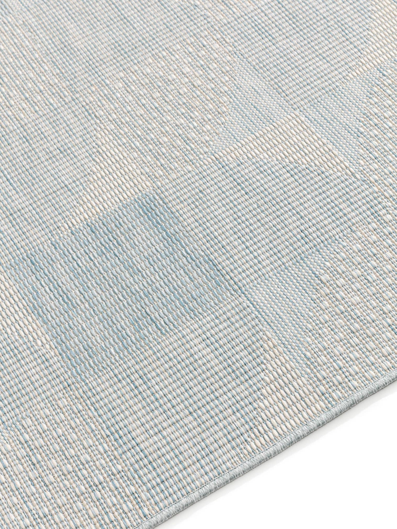 Rug made of 100% Polypropylene in Blue with a 1- 5 mm high pile by benuta Nest