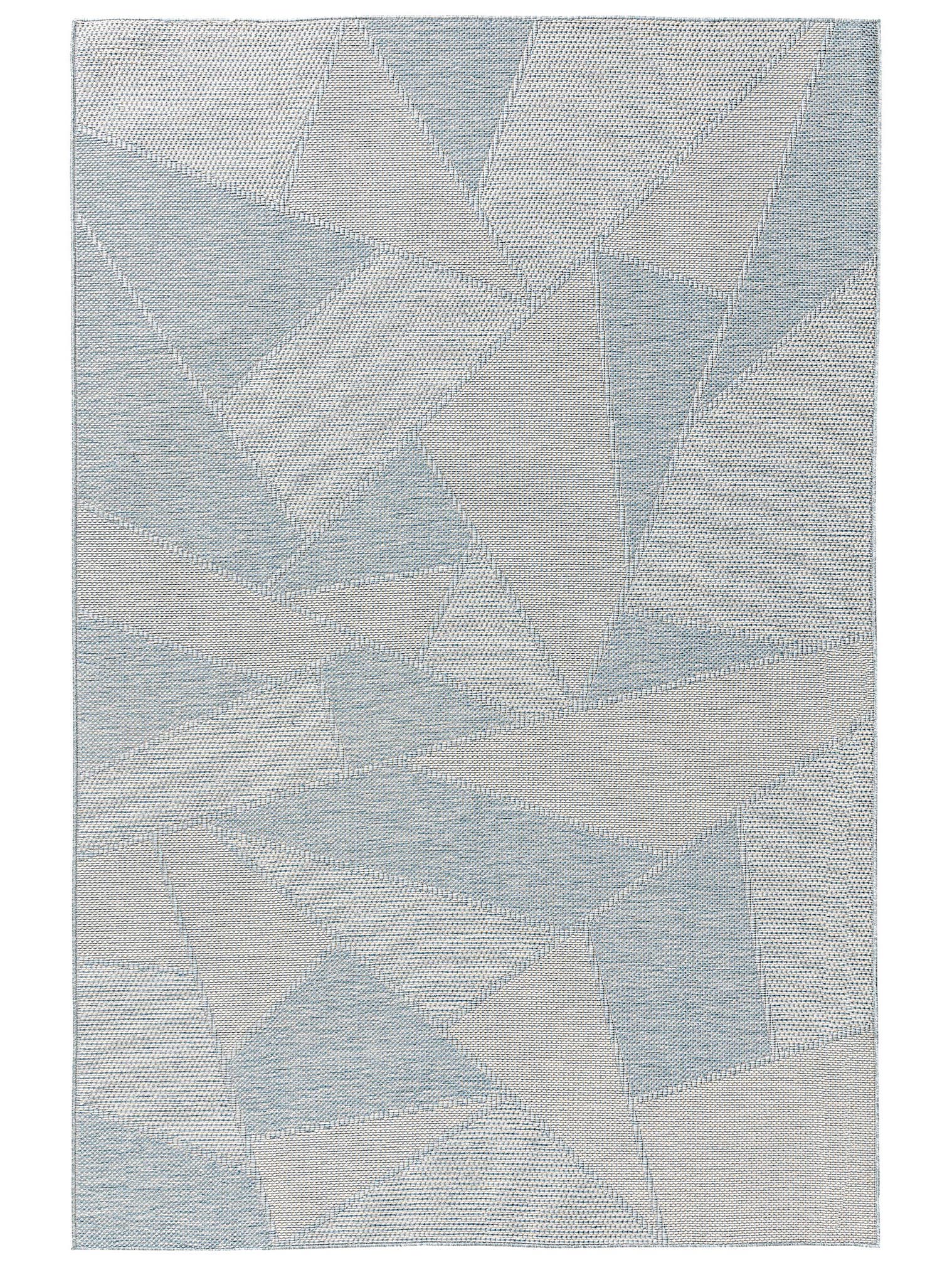 Teppich aus 100% Polypropylen in Blau mit bis 5 mm hohem Flor von benuta Nest