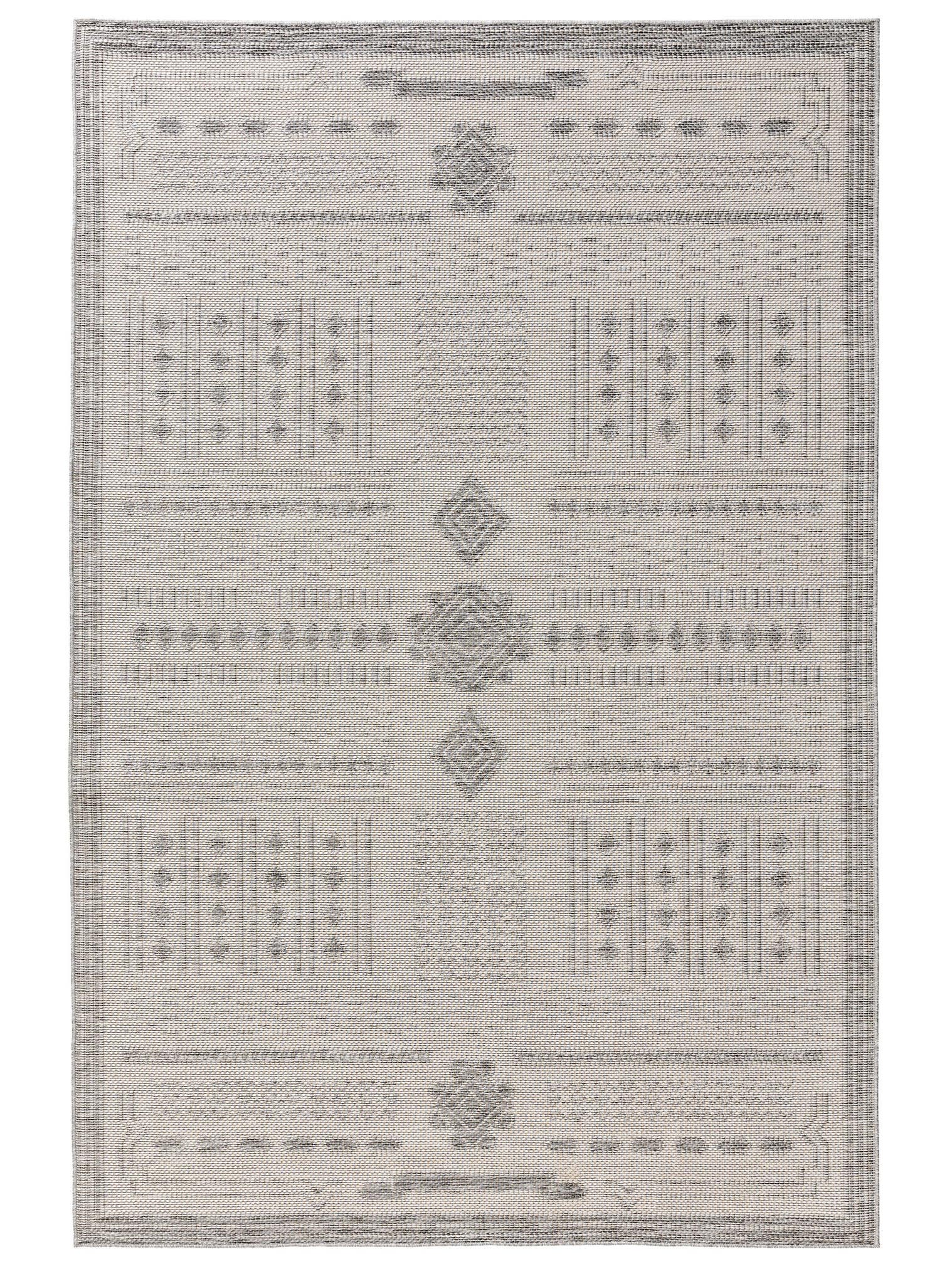 Rug made of 100% Polypropylene in Grey with a 1- 5 mm high pile by benuta Nest