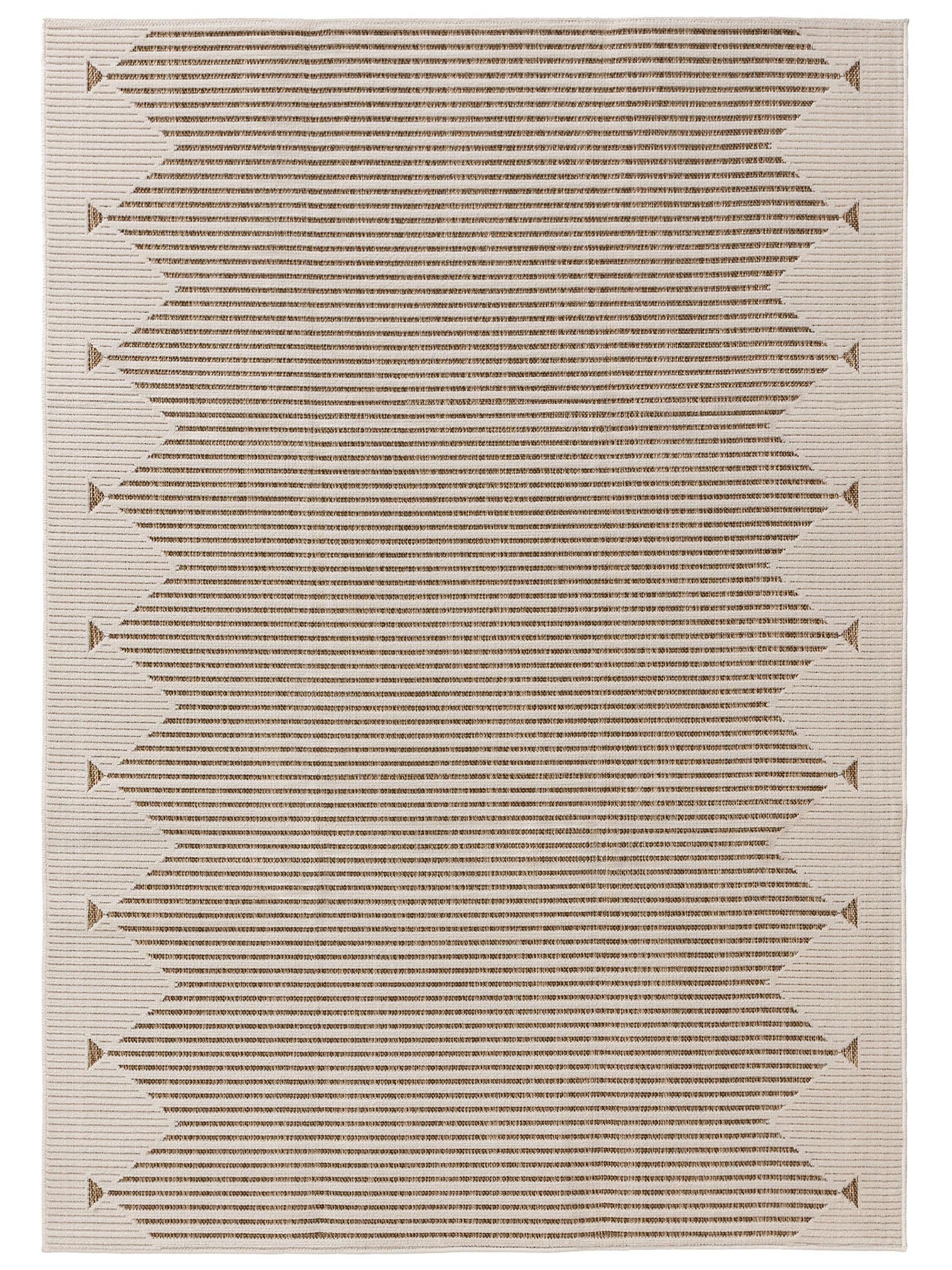 Rug made of 100% Polypropylene in White with a 1- 5 mm high pile by benuta Basic