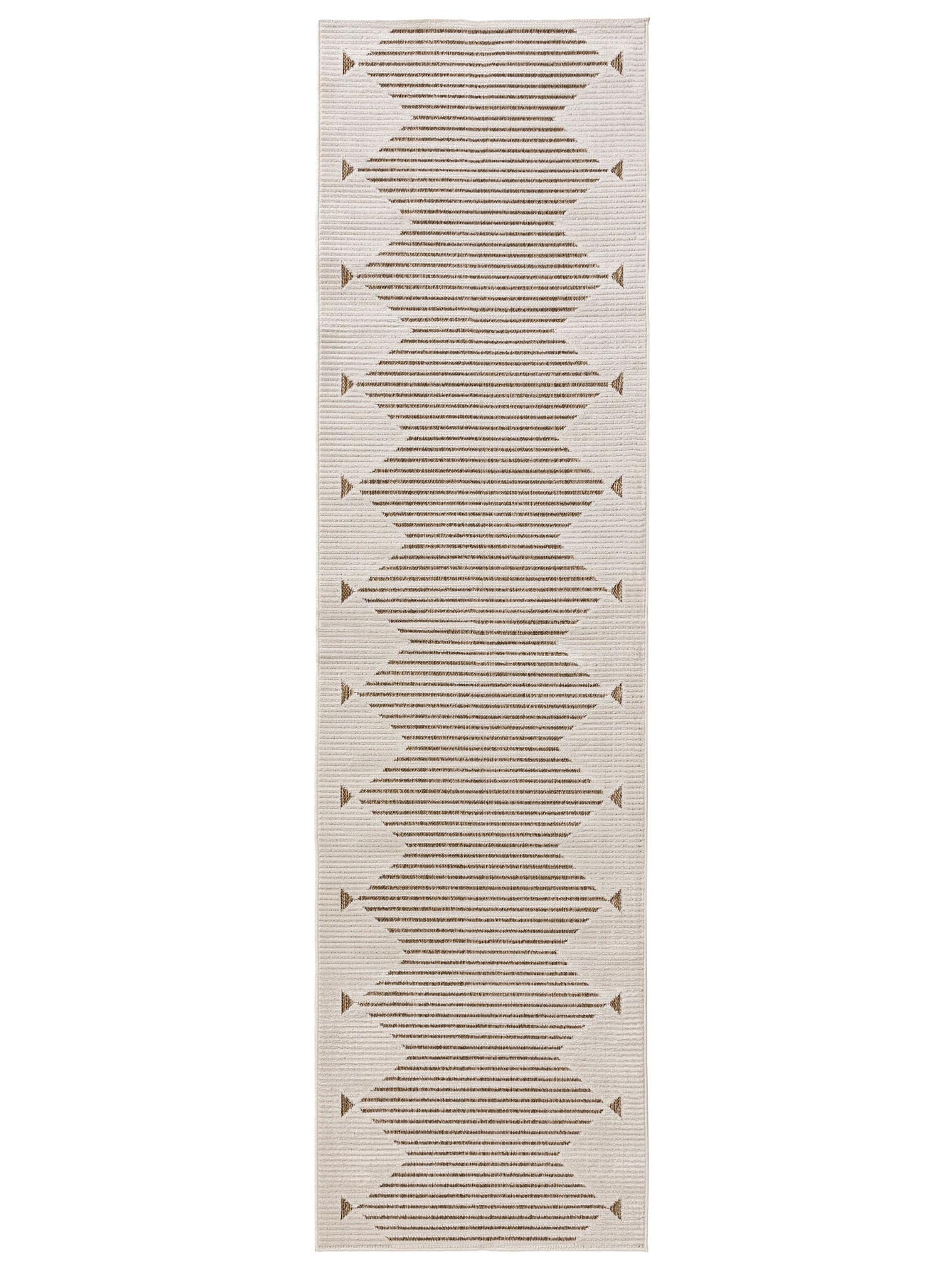 Rug made of 100% Polypropylene in White with a 1- 5 mm high pile by benuta Basic