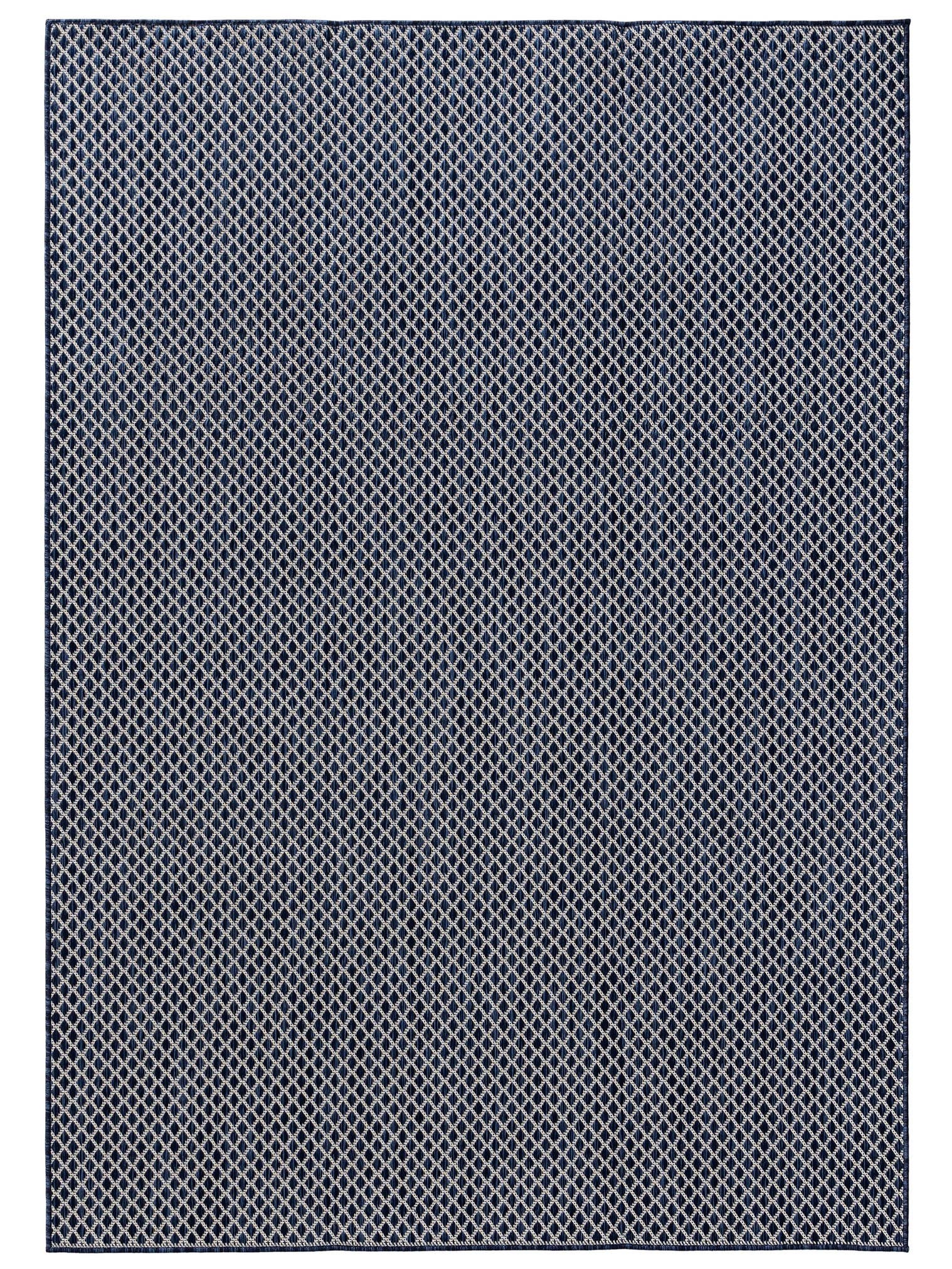 Teppich aus 100% Polypropylen in Blau mit bis 5 mm hohem Flor von benuta Basic