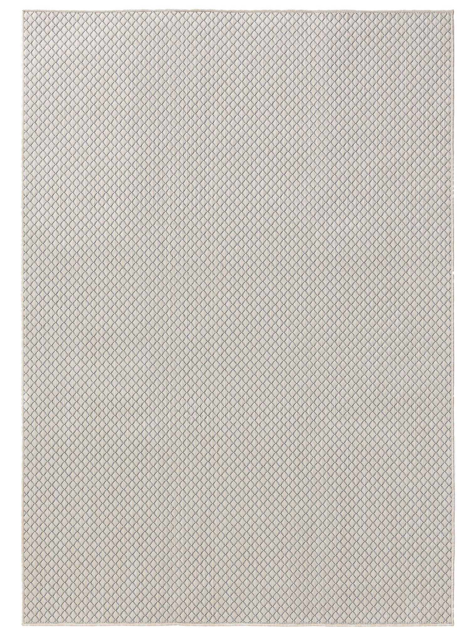 Rug made of 100% Polypropylene in White with a 1- 5 mm high pile by benuta Basic