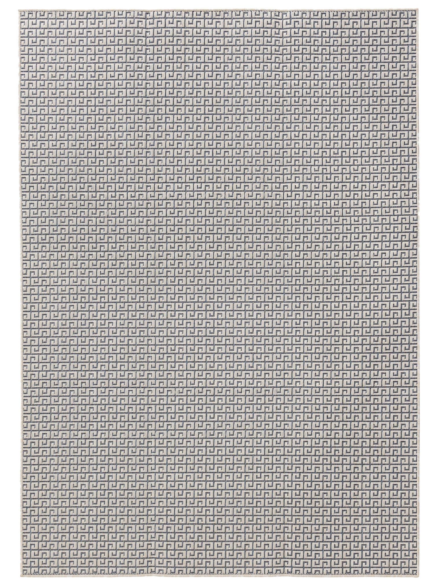 Teppich aus 100% Polypropylen in Weiß mit bis 5 mm hohem Flor von benuta Basic