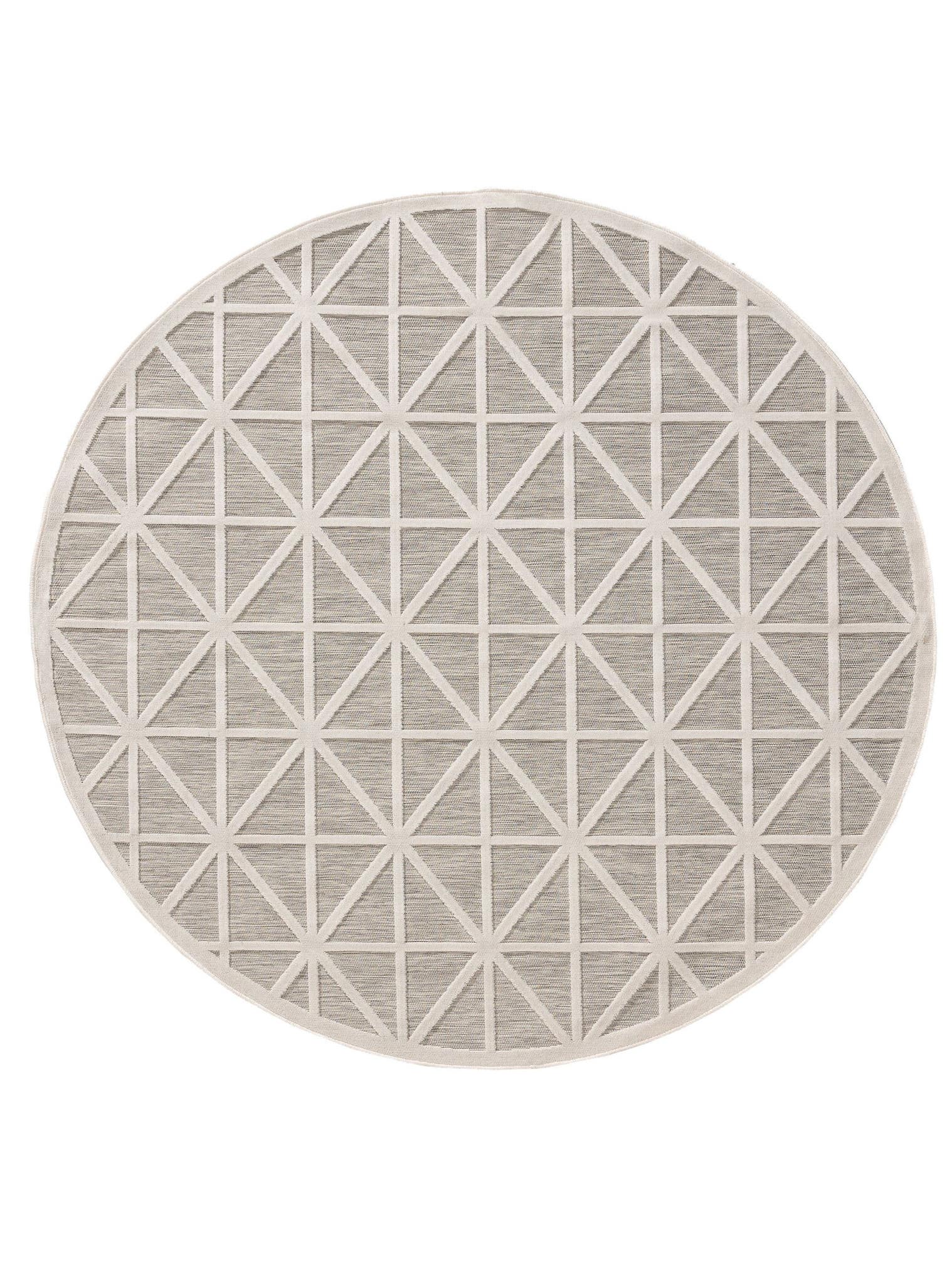 Teppich aus 100% Polypropylen in Grau mit bis 5 mm hohem Flor von benuta Pop