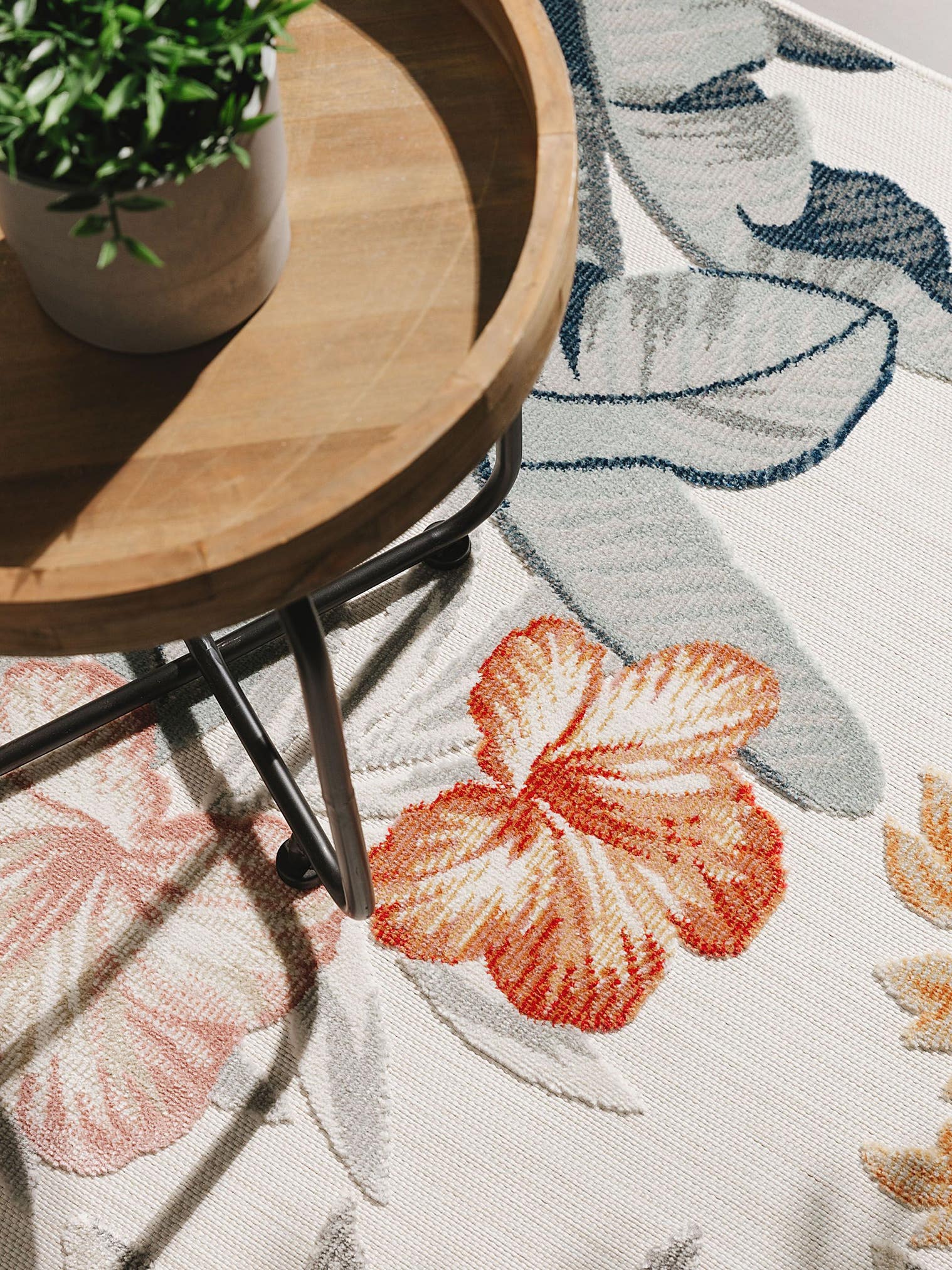 Teppich aus 100% Polipropileno in Multicolor mit 1- 5 mm hohem Flor von benuta Basic