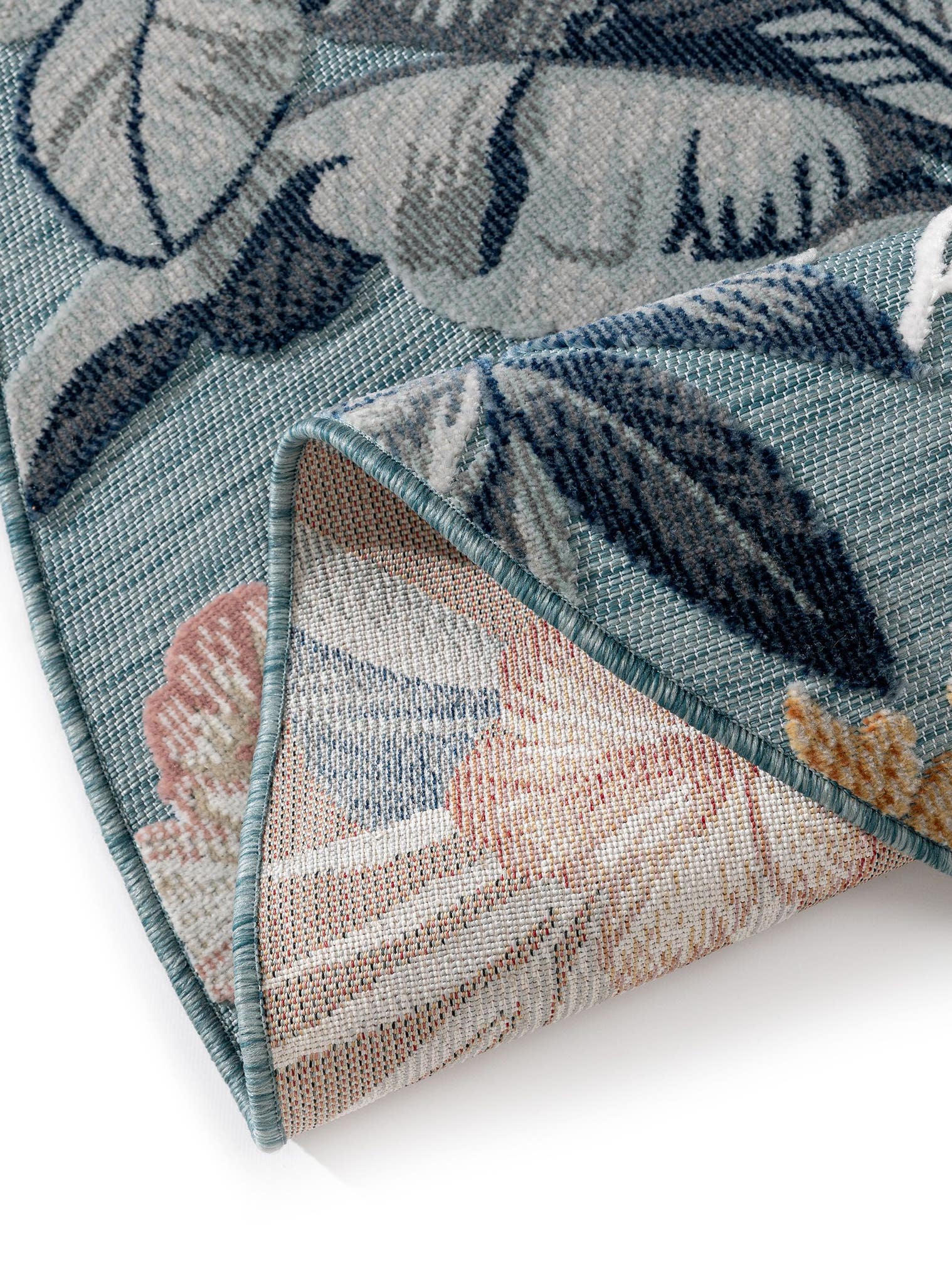 Teppich aus 100% Polypropylen in Multicolor mit bis 5 mm hohem Flor von benuta Basic