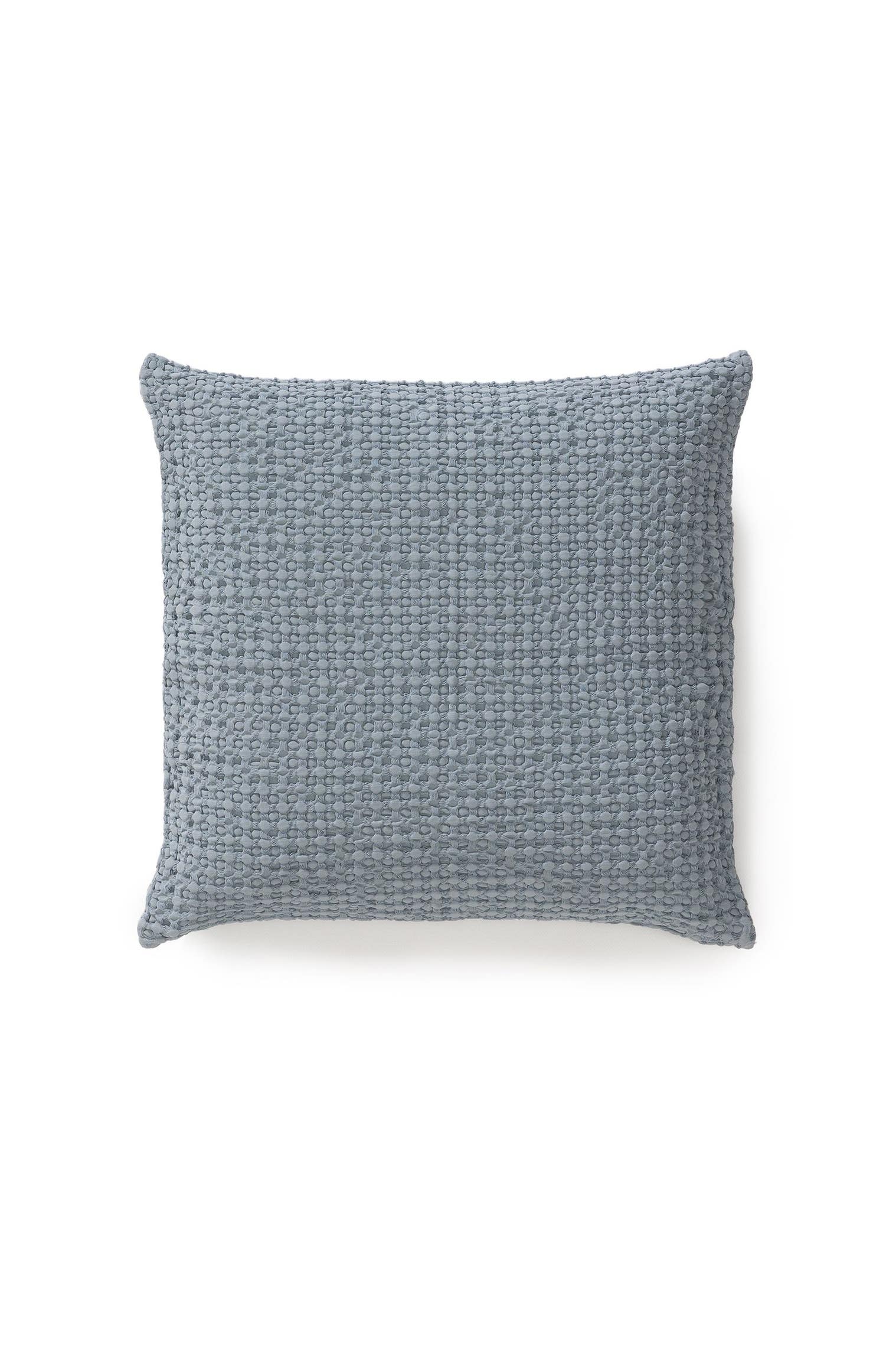 Cushion Cover Cloe Blue/Grey in Relief design made of 100% Cotton by benuta Pop