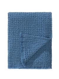 Baumwolldecke Cloe Blau