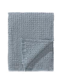 Baumwolldecke Cloe Blau/Grau